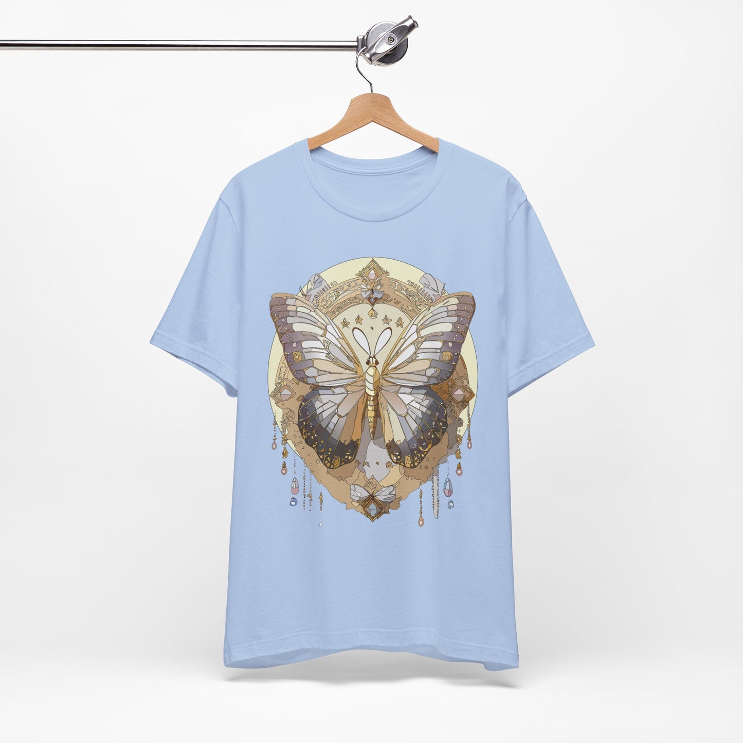 Butterfly Shirt, Shirt with Butterfly, Tee Shirt with Antique Butterfly