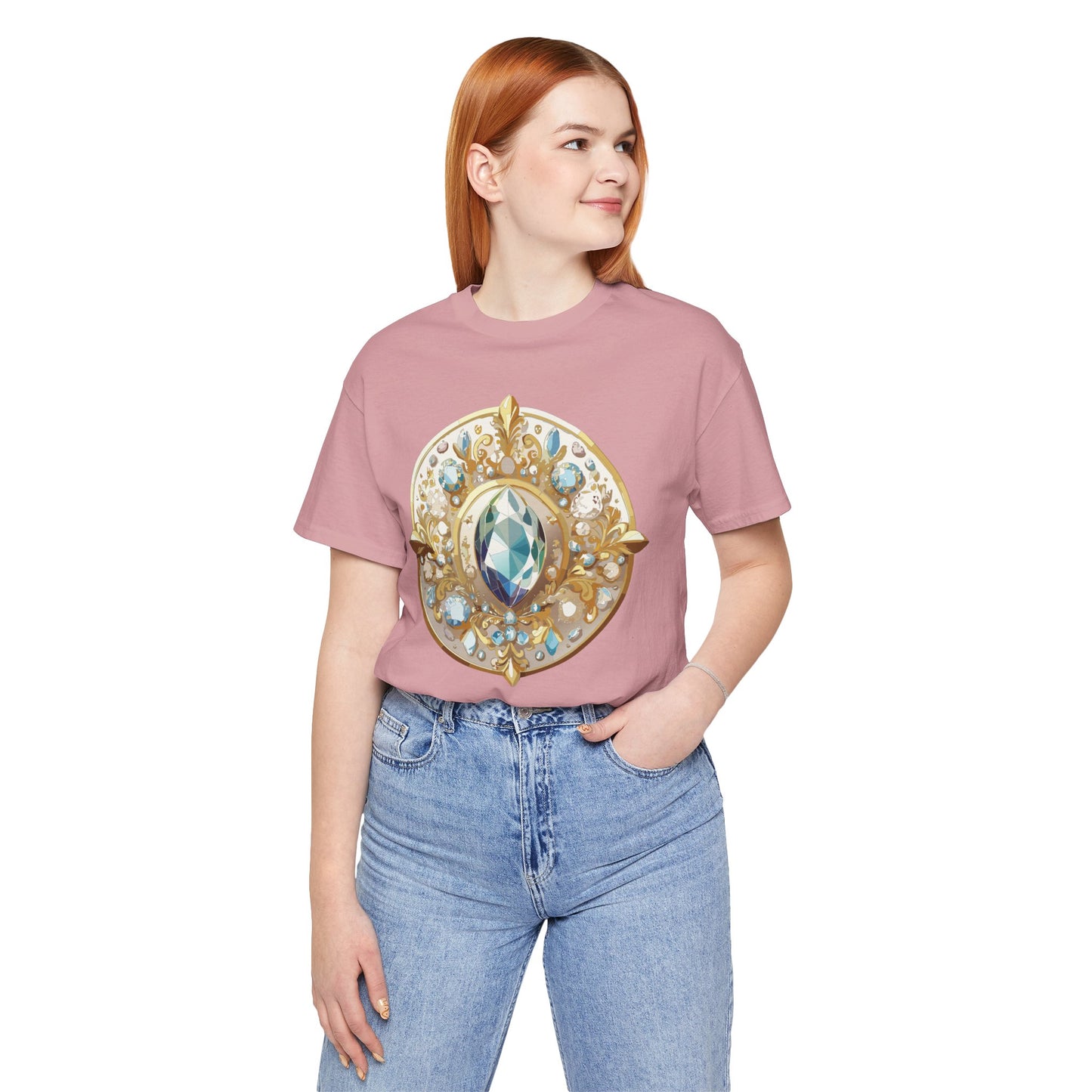 Medallion Shirt, Shirt with Medallion, Tee Shirt with Medal