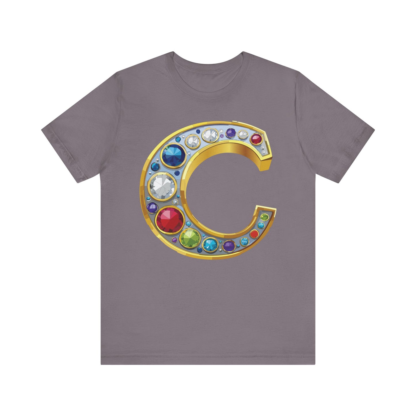 Letter Shirt, Shirt with Letters, Tee Shirt with Gold Letter, Shirt with Antique Letters