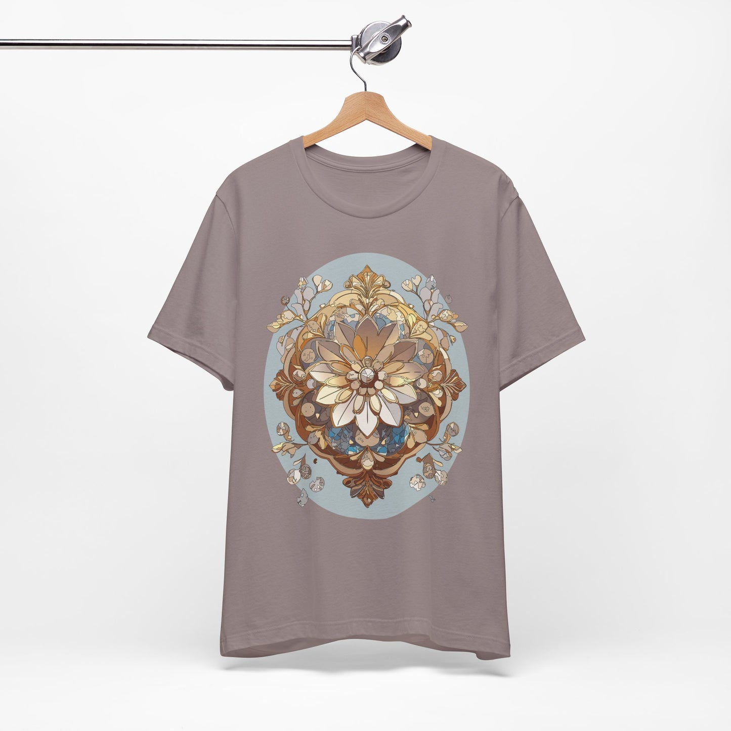 Floral Shirt, Flower Shirt, Tee Shirt with Antique Flower