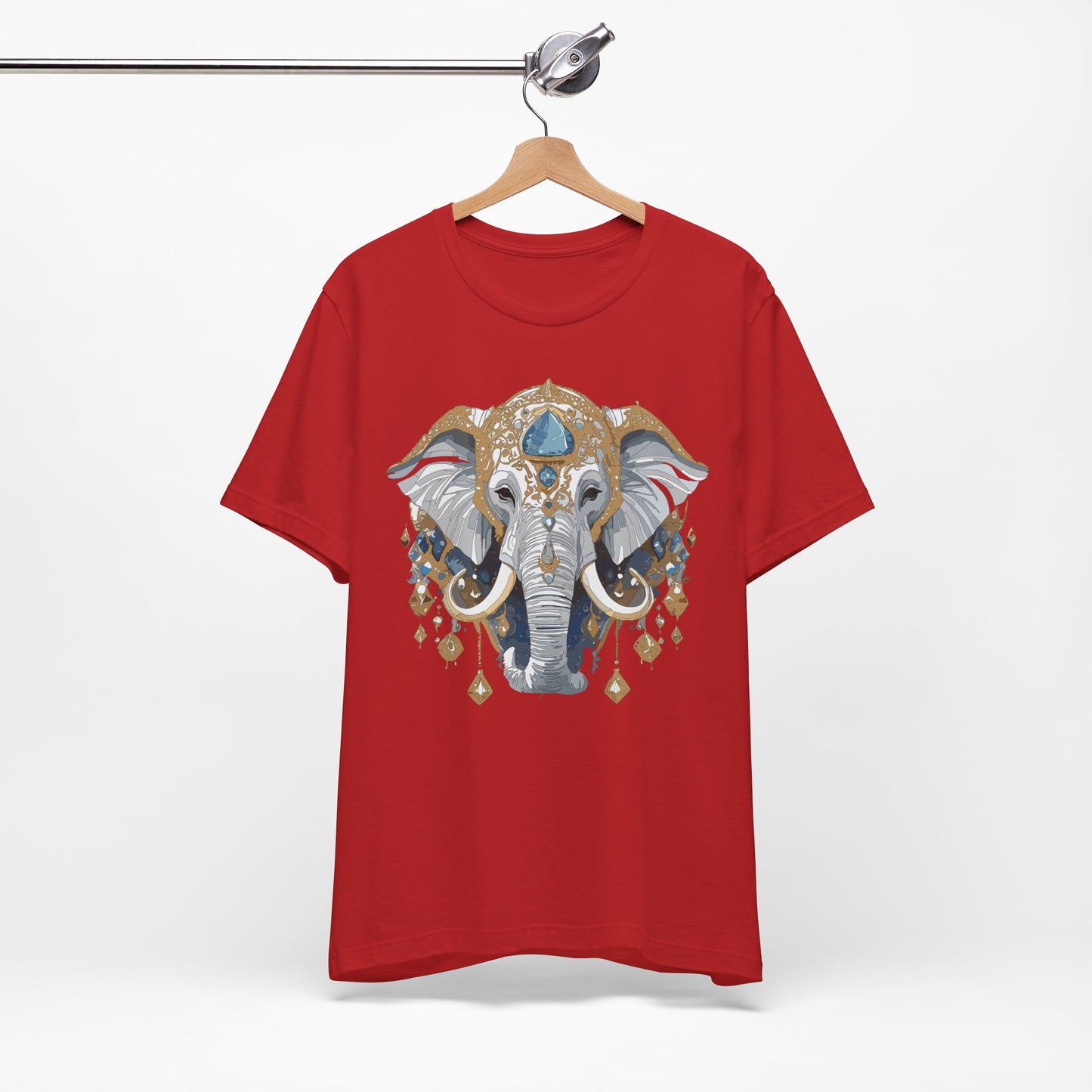 Animal Shirt, Shirt with Animal, Tee Shirt with Gold Animal Medal, Shirt with Antique Animal Medallion