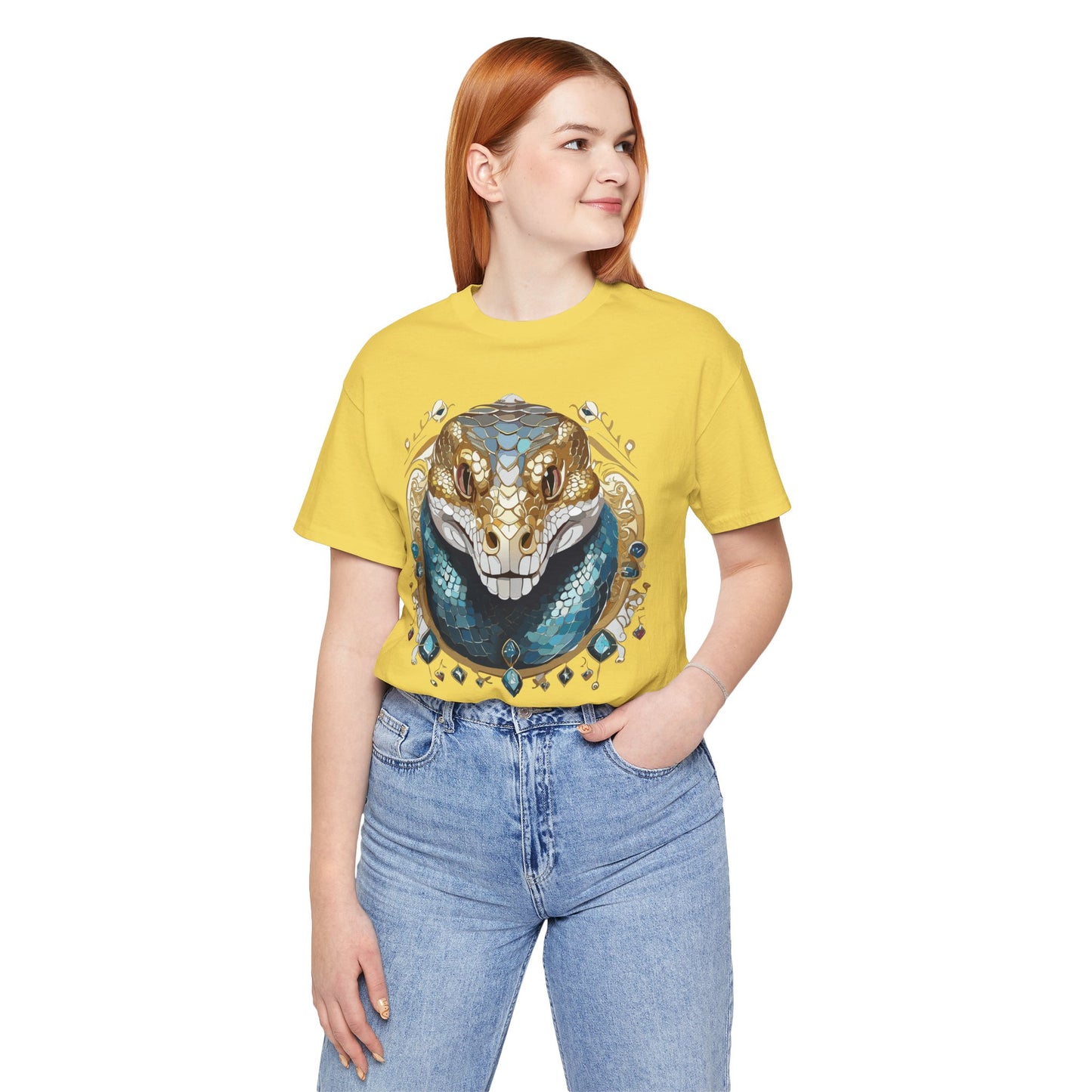 Animal Shirt, Shirt with Animal, Tee Shirt with Gold Animal Medal, Shirt with Antique Animal Medallion