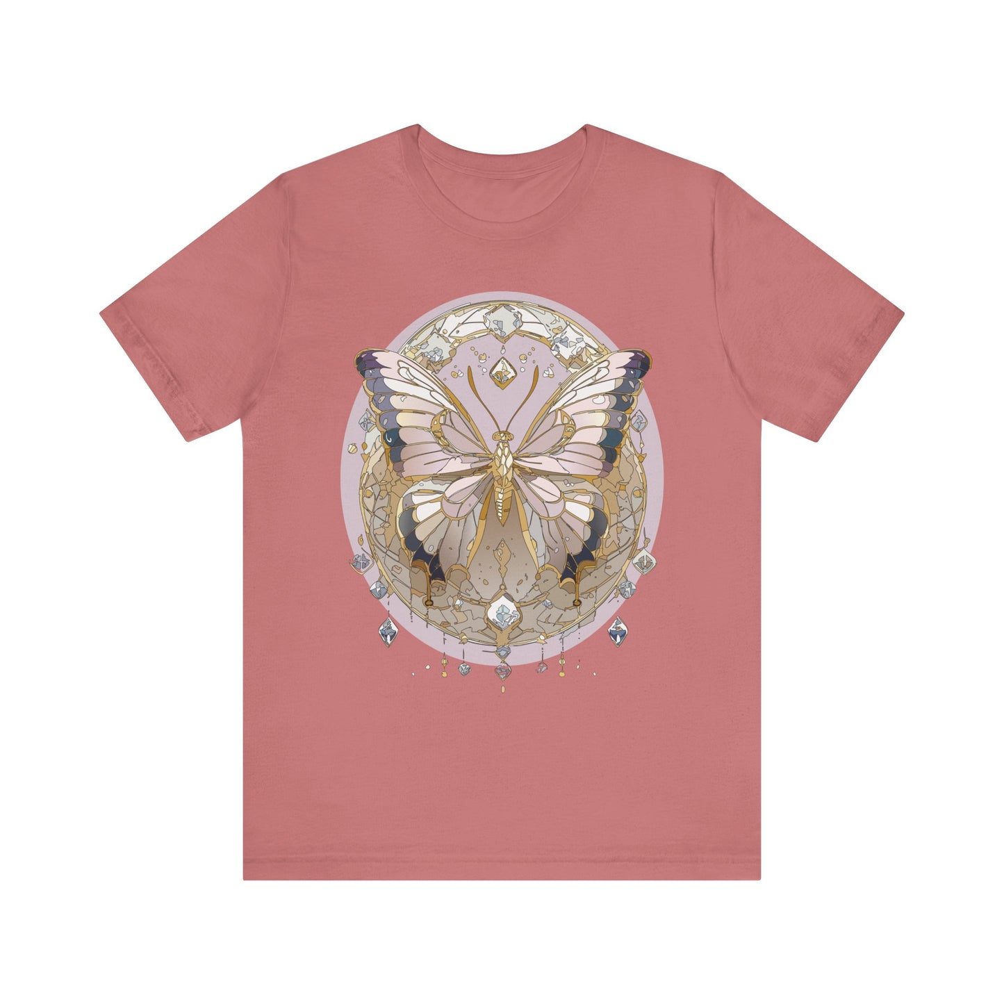 Butterfly Shirt, Shirt with Butterfly, Tee Shirt with Antique Butterfly