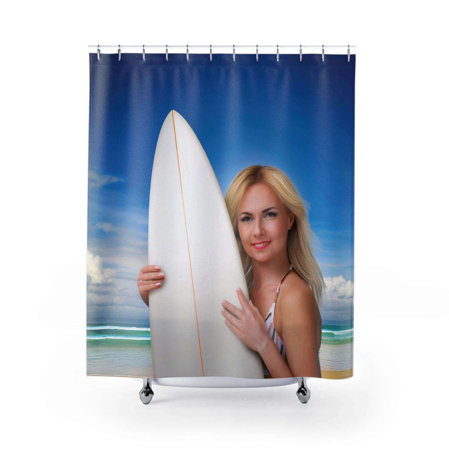 Woman Shower Curtain