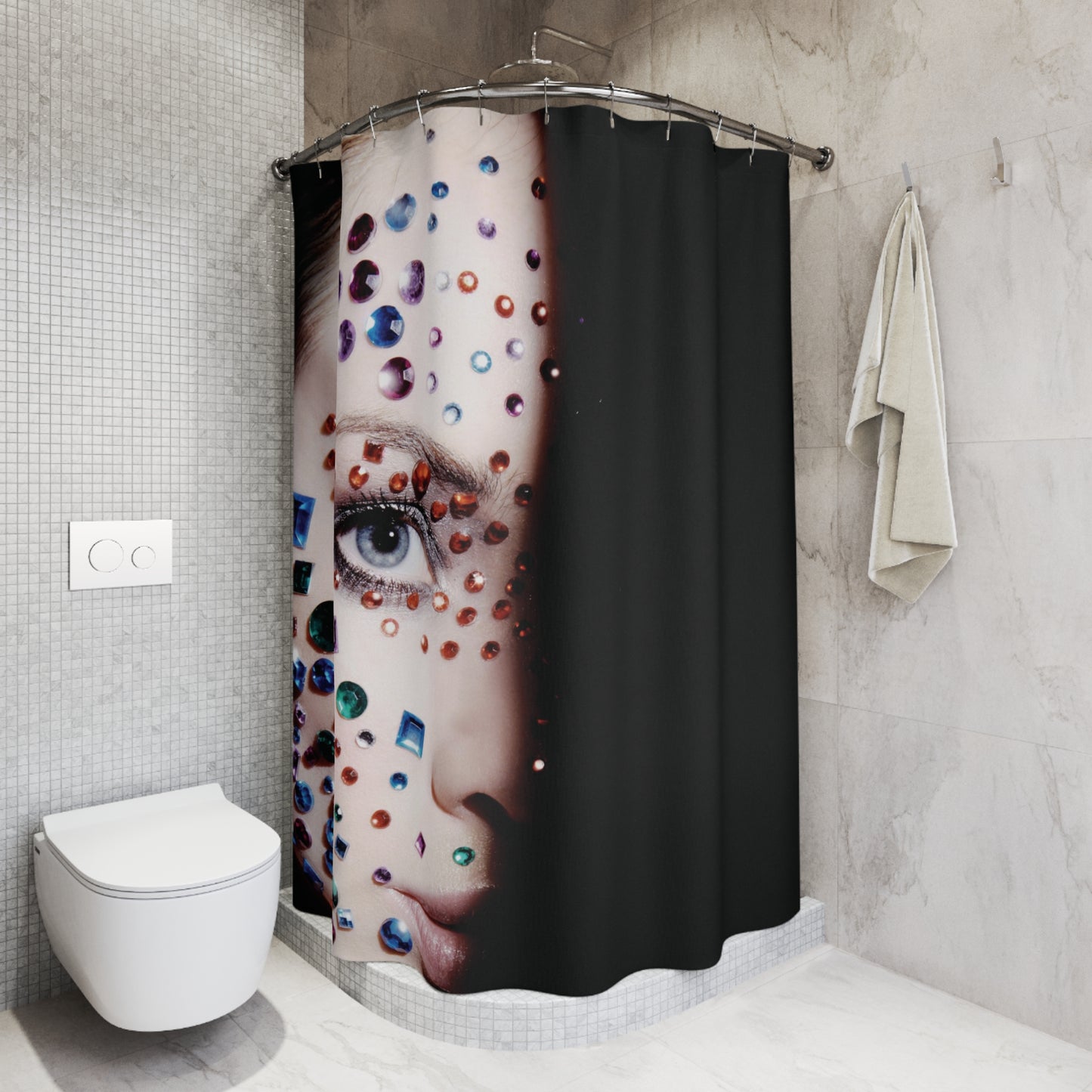 Woman Shower Curtain