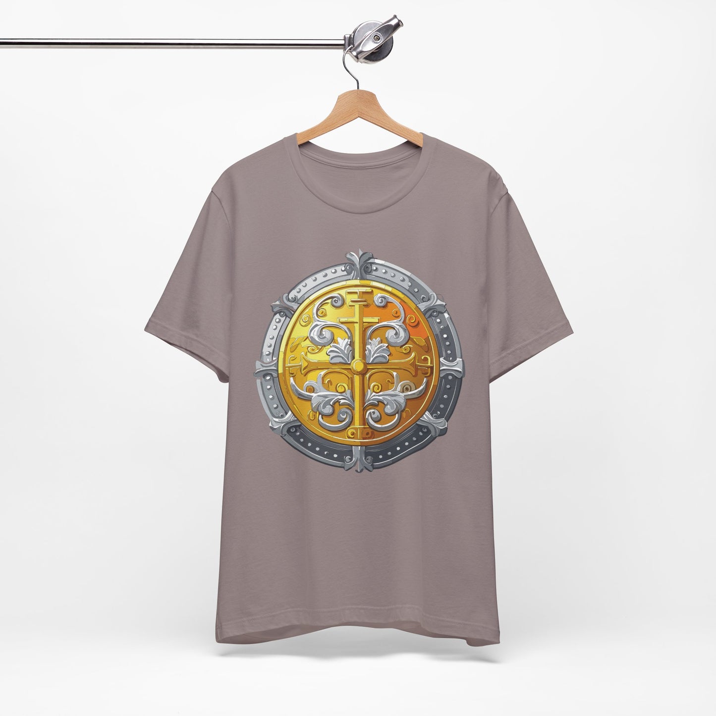 Coin Shirt, Shirt with Coin, Tee Shirt with Gold Coin, Shirt with Antique Coin
