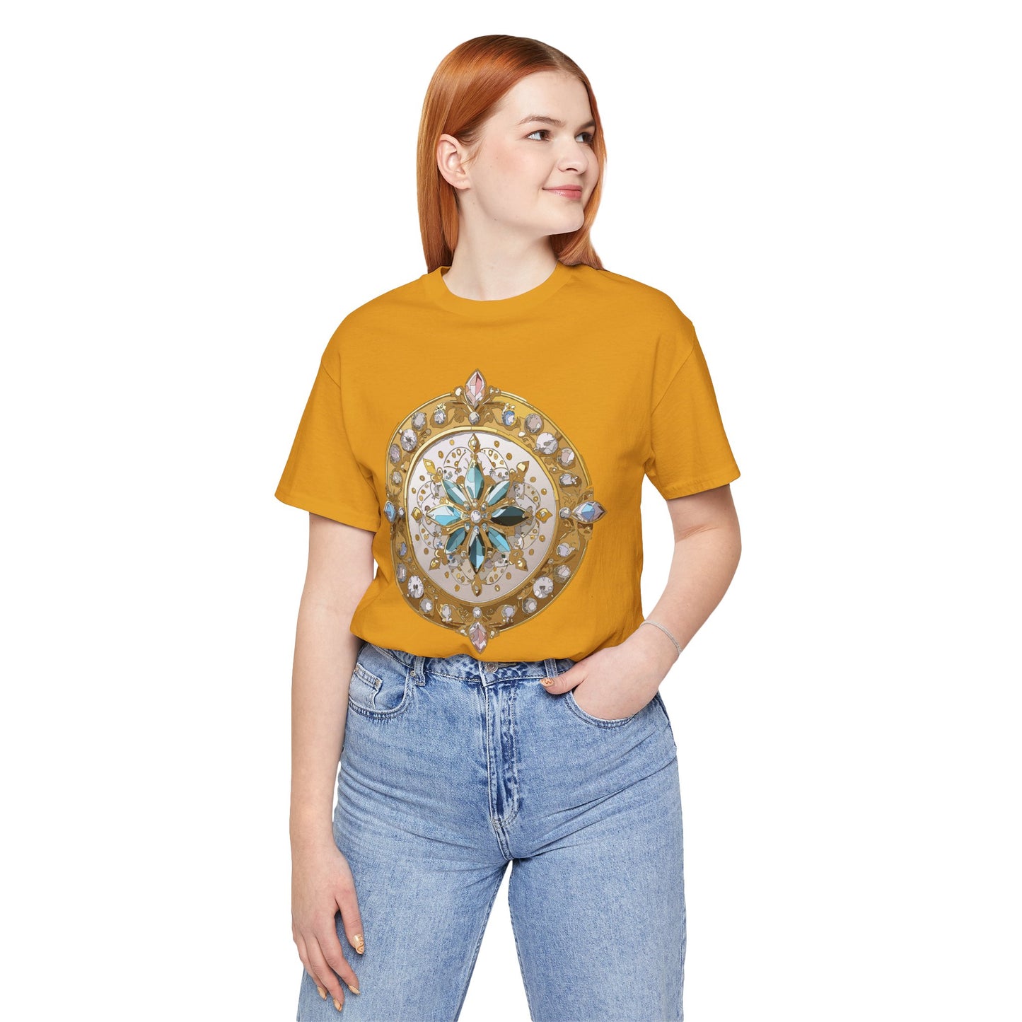 Medallion Shirt, Shirt with Medallion, Tee Shirt with Medal