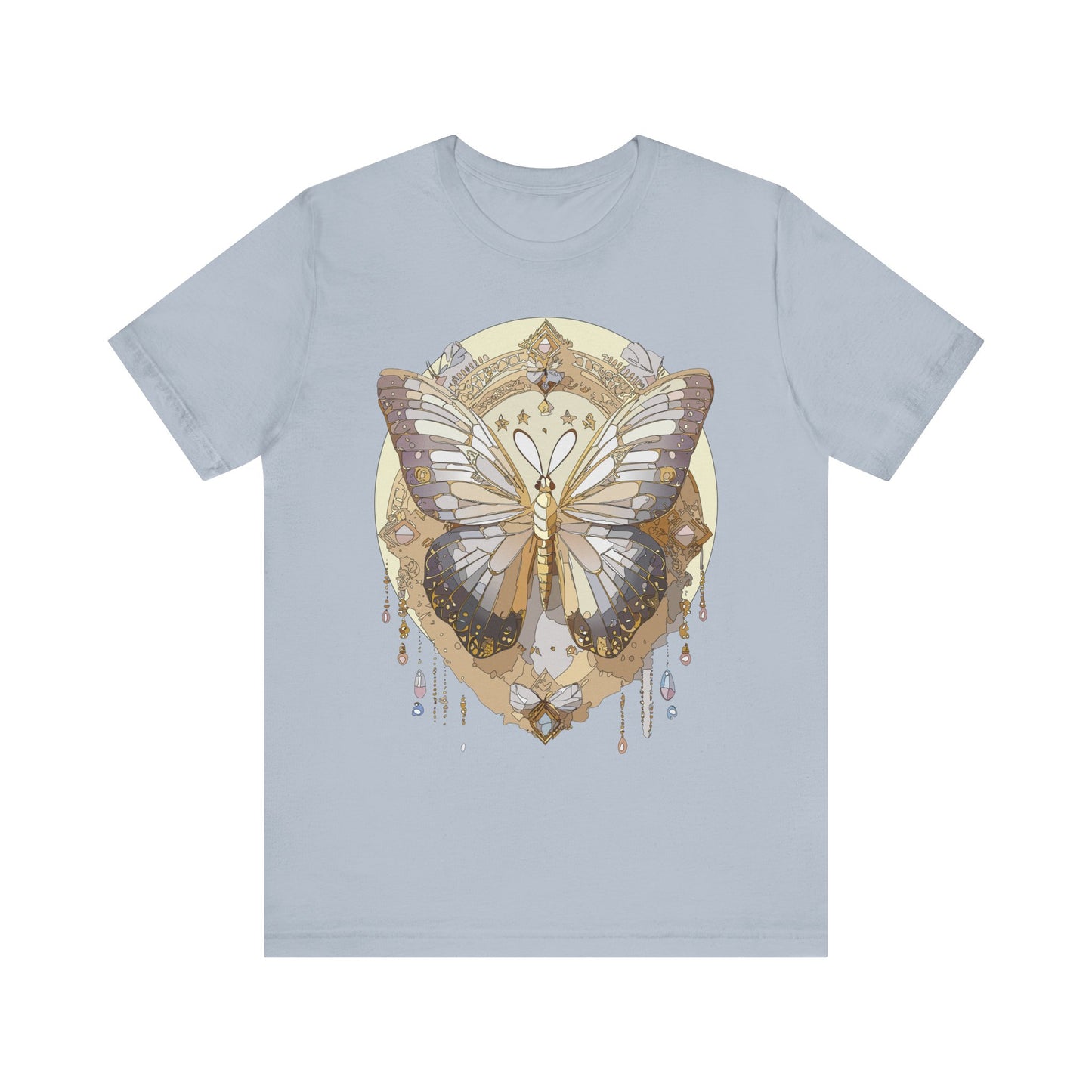 Butterfly Shirt, Shirt with Butterfly, Tee Shirt with Antique Butterfly