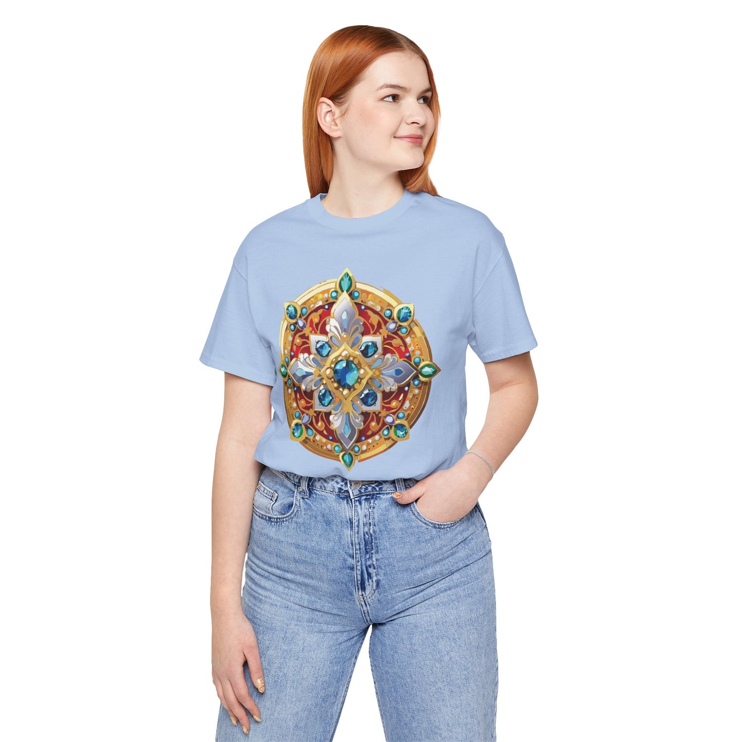 Medallion Shirt, Shirt with Medallion, Tee Shirt with Medal
