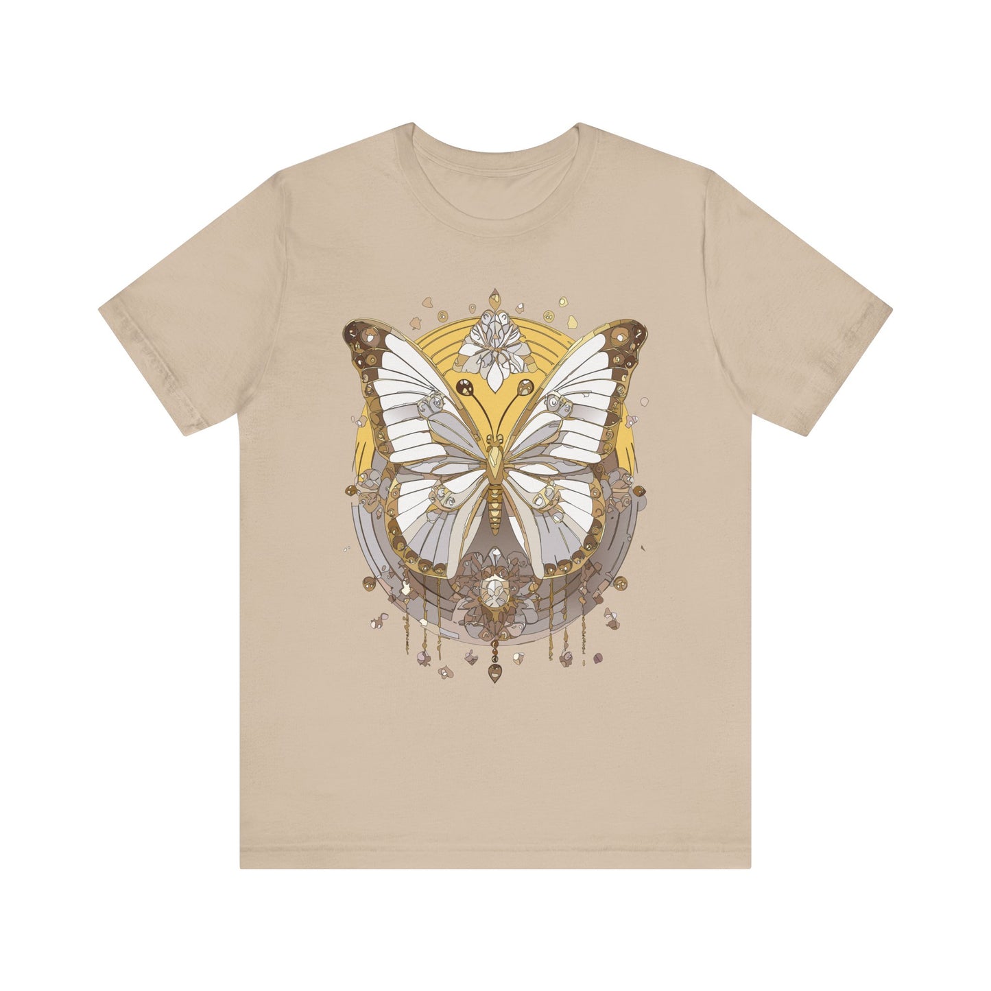 Butterfly Shirt, Shirt with Butterfly, Tee Shirt with Antique Butterfly