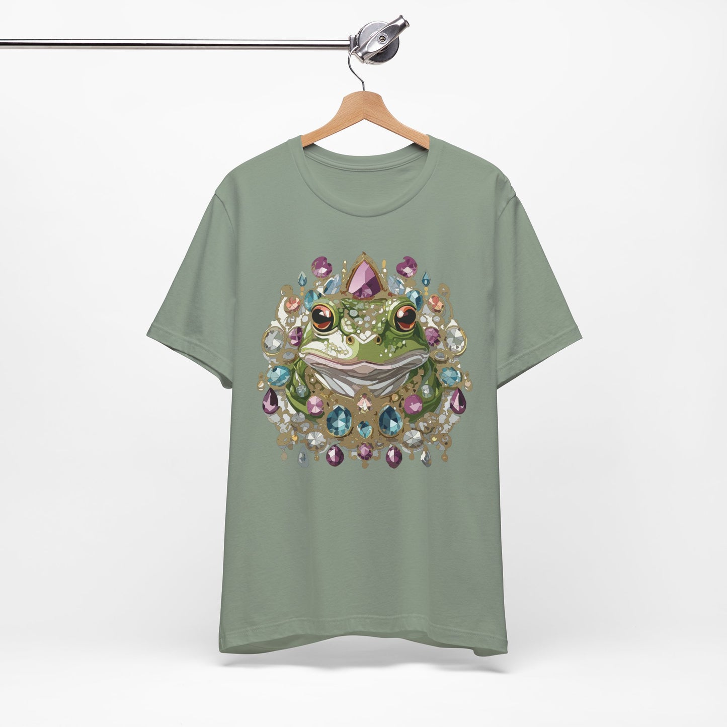 Animal Shirt, Shirt with Animal, Tee Shirt with Gold Animal Medal, Shirt with Antique Animal Medallion