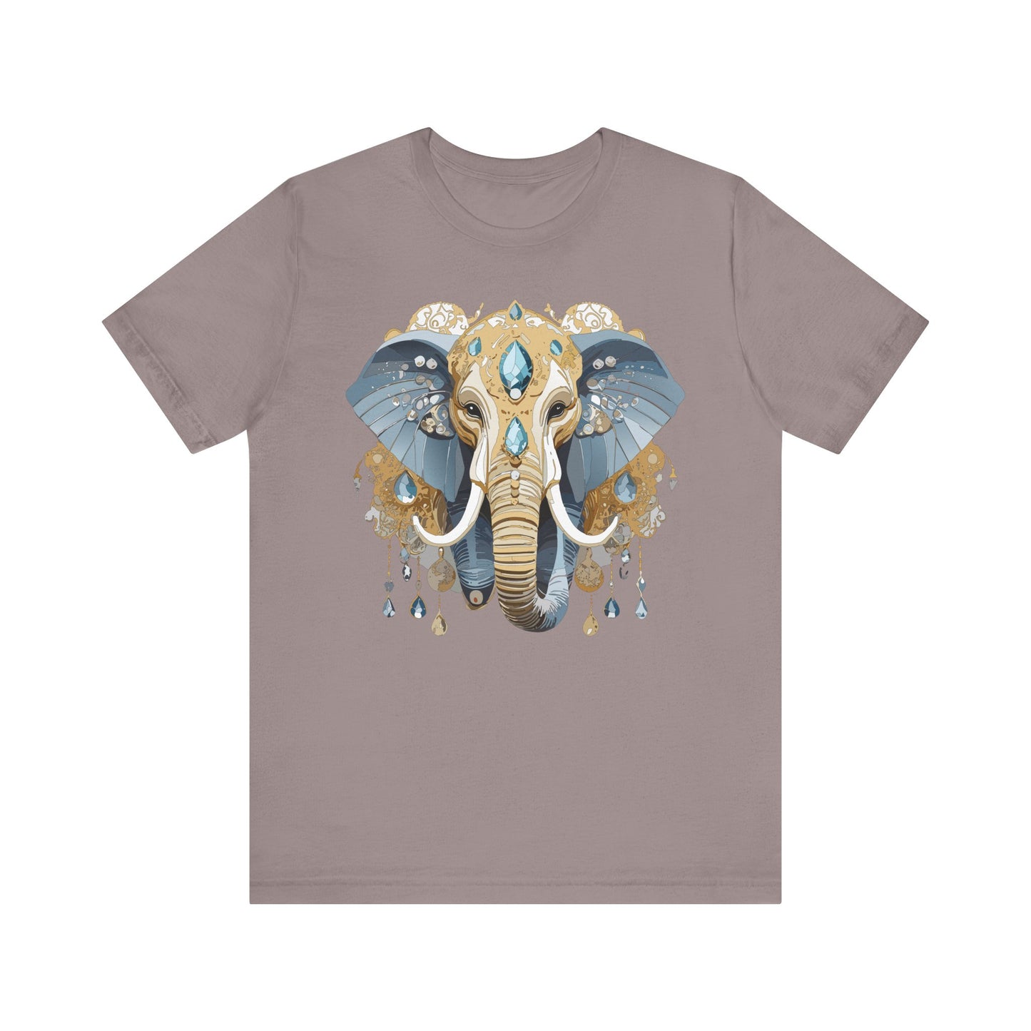 Animal Shirt, Shirt with Animal, Tee Shirt with Gold Animal Medal, Shirt with Antique Animal Medallion