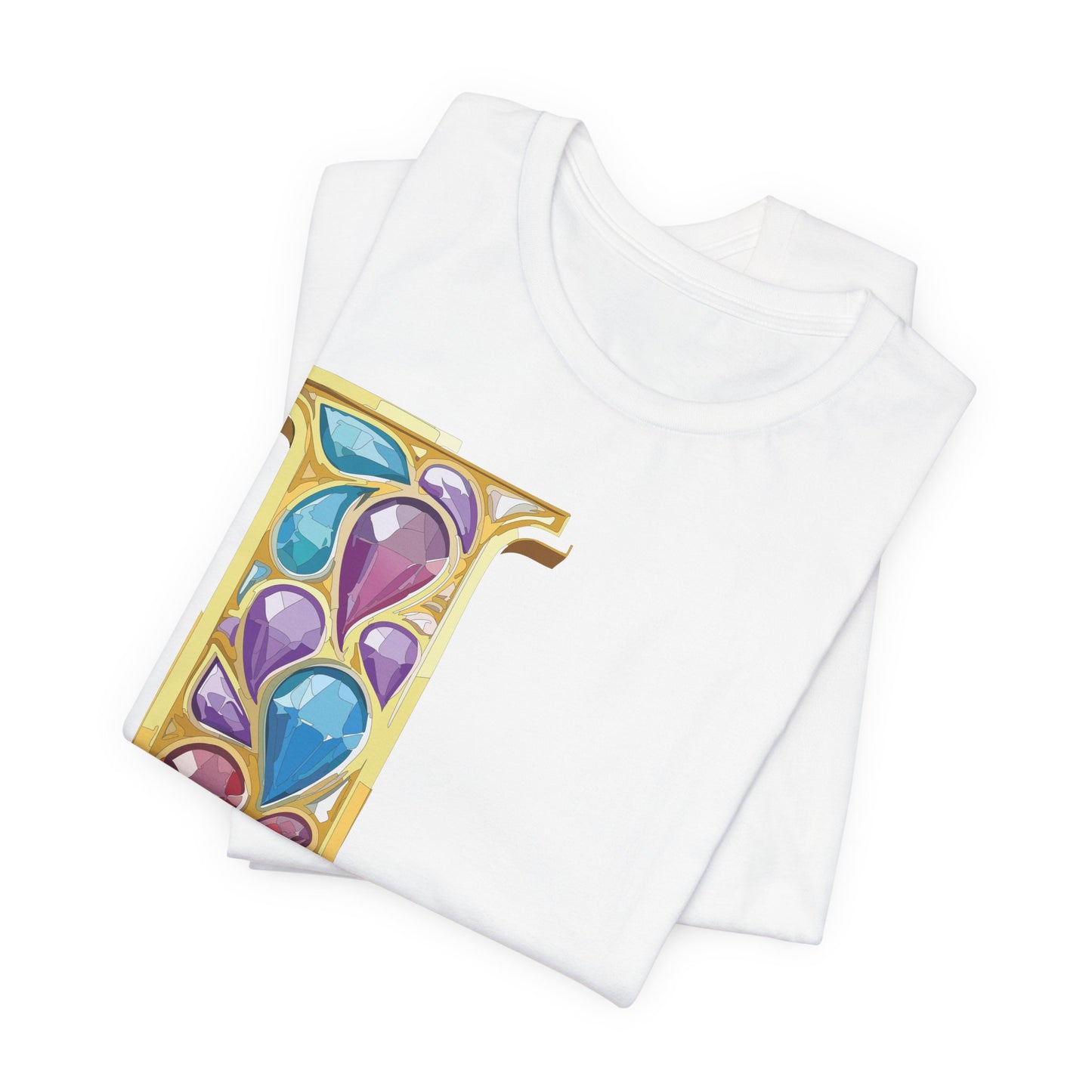 Letter Shirt, Shirt with Letters, Tee Shirt with Gold Letter, Shirt with Antique Letters