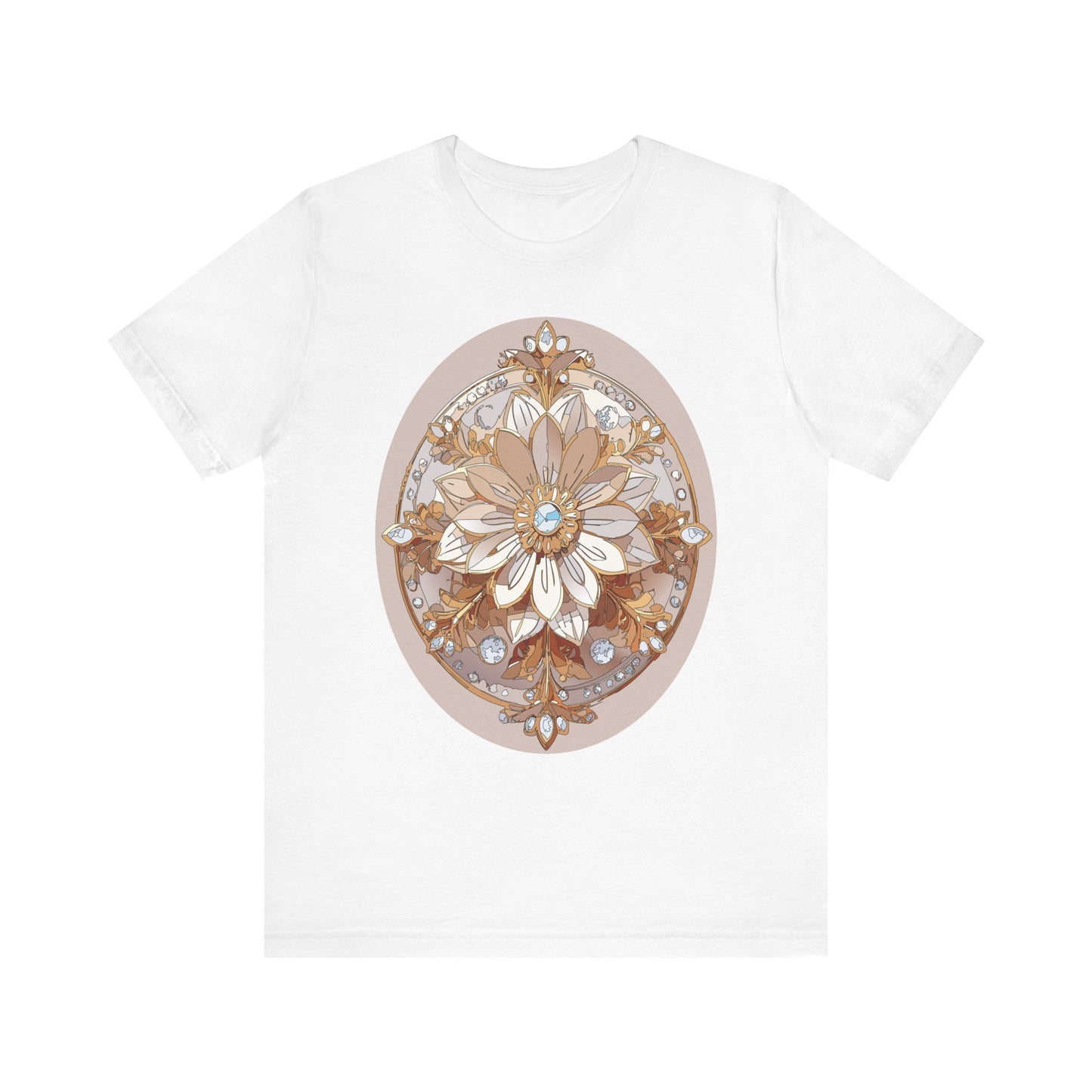 Floral Shirt, Flower Shirt, Tee Shirt with Antique Flower