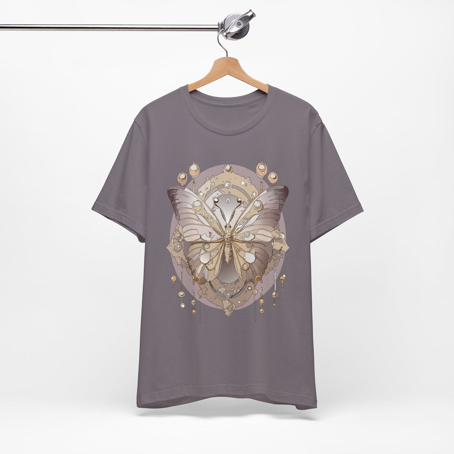 Butterfly Shirt, Shirt with Butterfly, Tee Shirt with Antique Butterfly