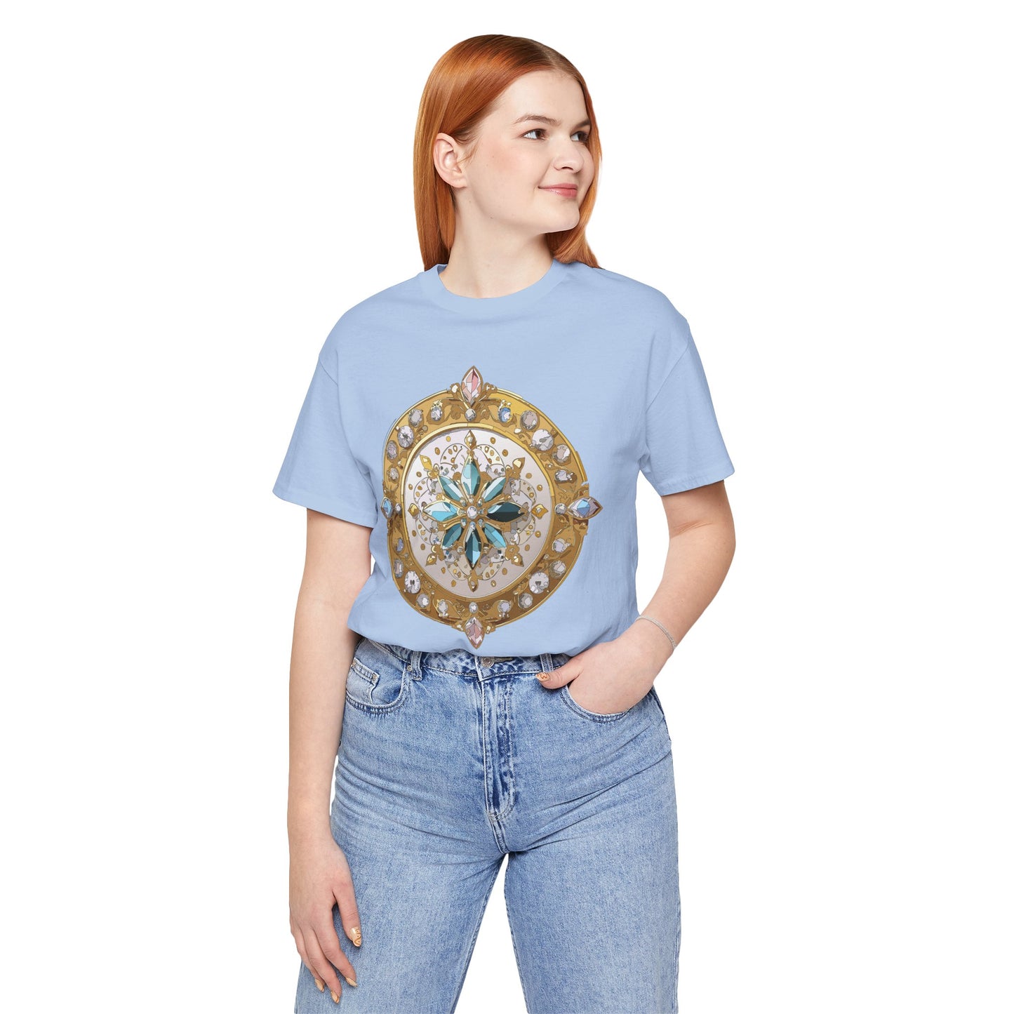 Medallion Shirt, Shirt with Medallion, Tee Shirt with Medal