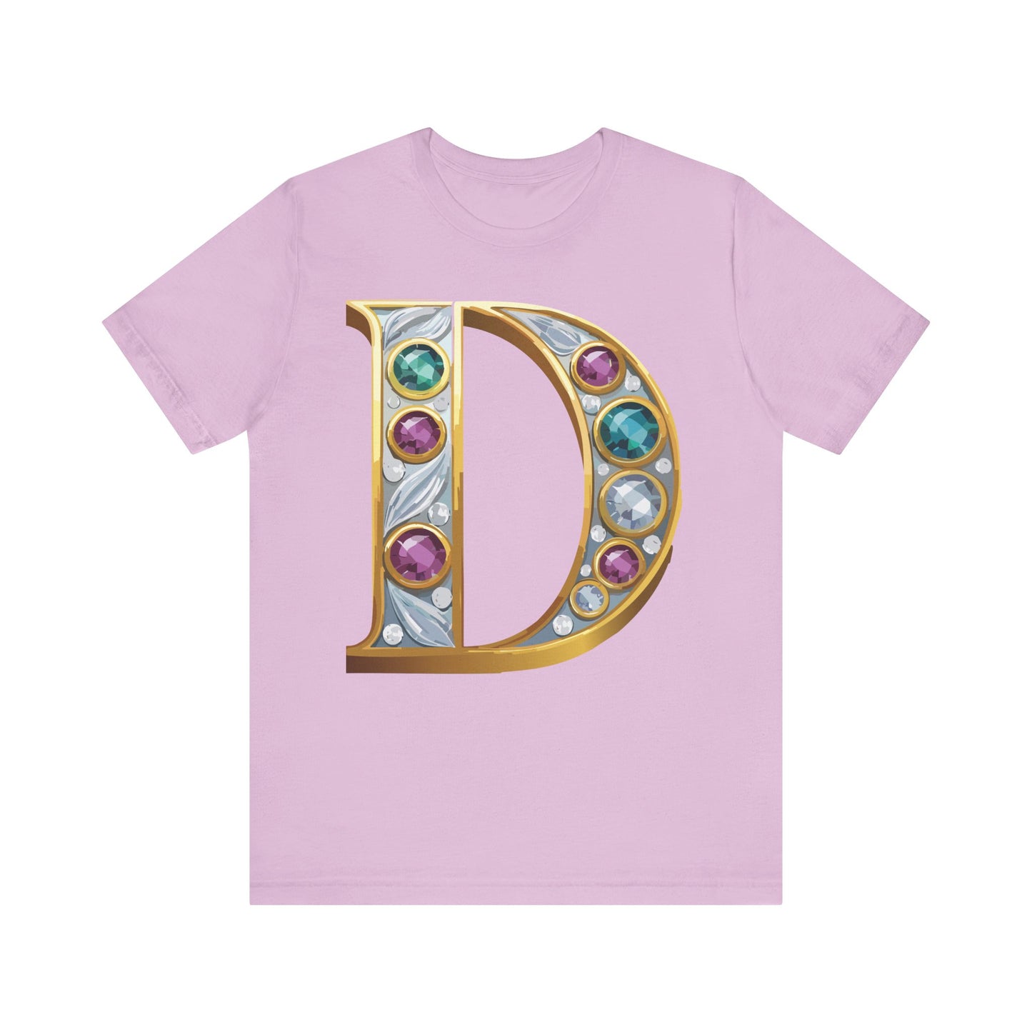 Letter Shirt, Shirt with Letters, Tee Shirt with Gold Letter, Shirt with Antique Letters