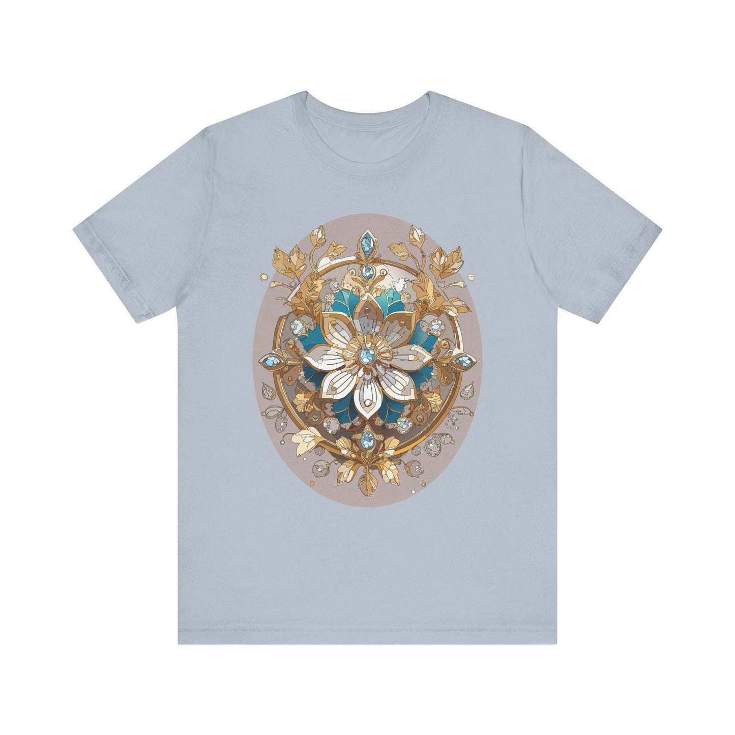 Floral Shirt, Flower Shirt, Tee Shirt with Antique Flower
