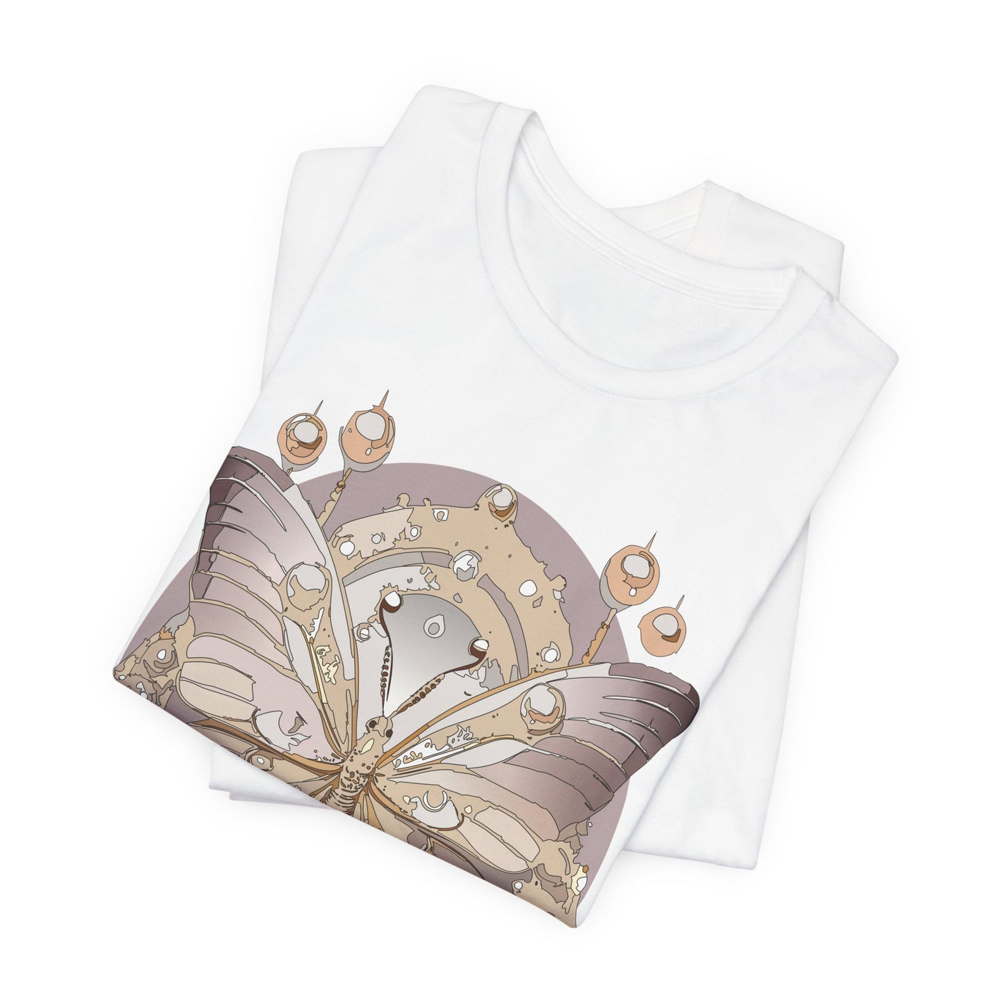 Butterfly Shirt, Shirt with Butterfly, Tee Shirt with Antique Butterfly