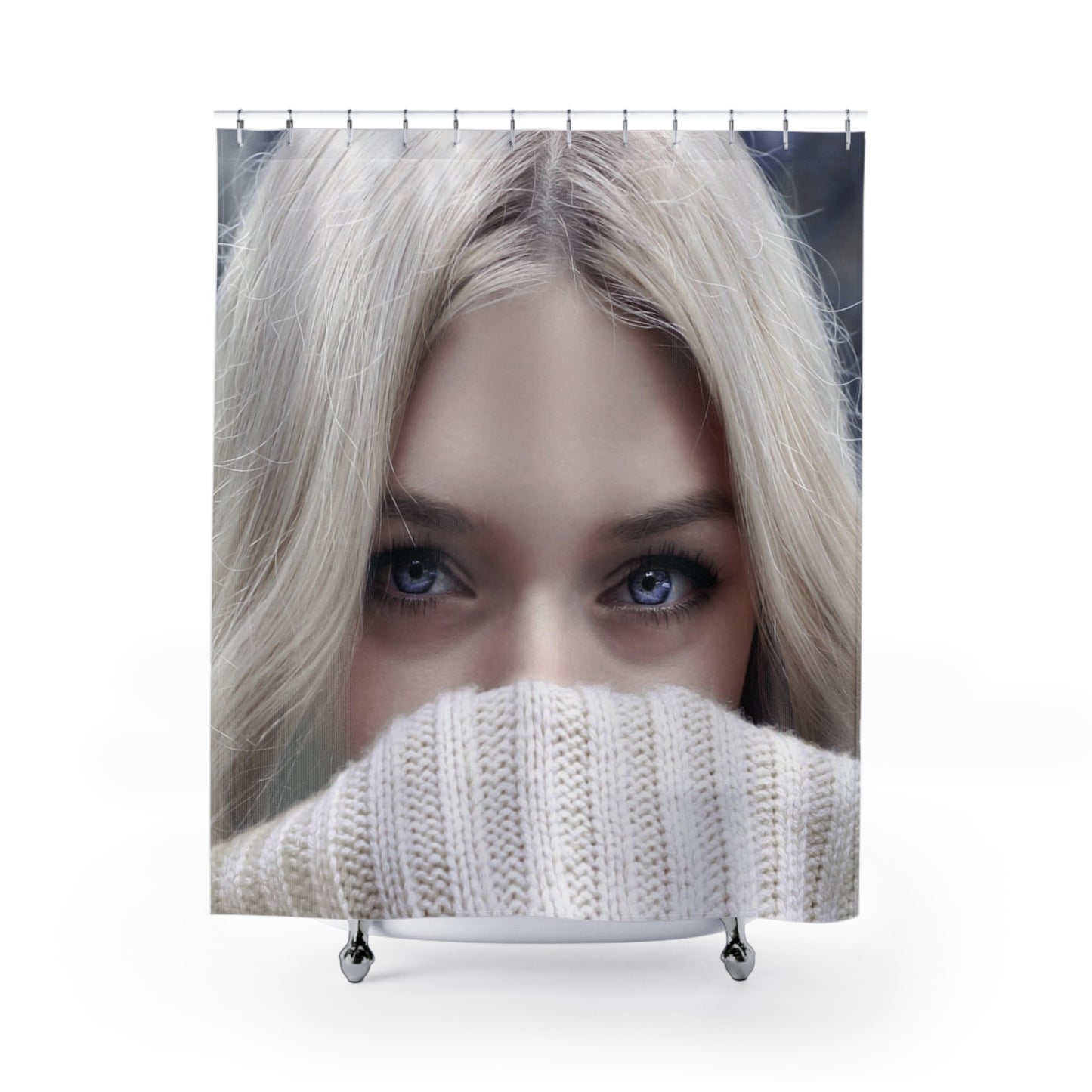 Woman Shower Curtain