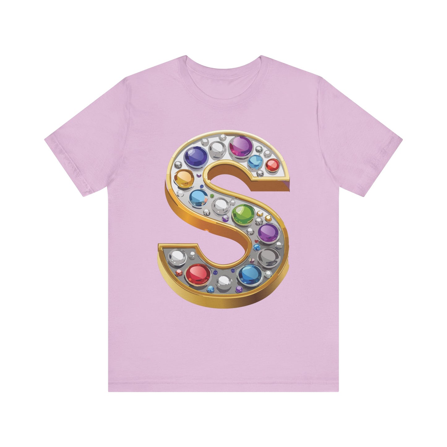 Letter Shirt, Shirt with Letters, Tee Shirt with Gold Letter, Shirt with Antique Letters