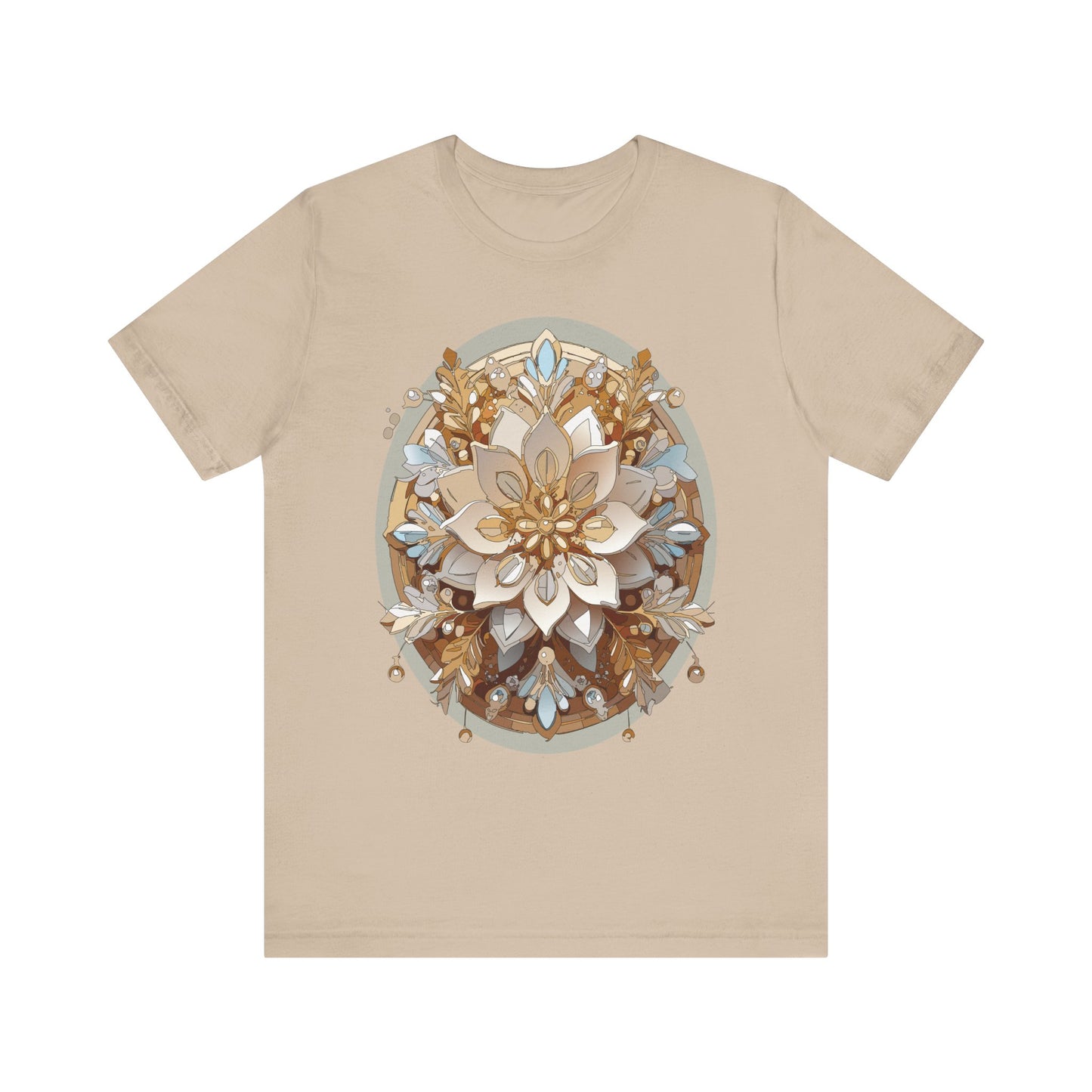 Floral Shirt, Flower Shirt, Tee Shirt with Antique Flower