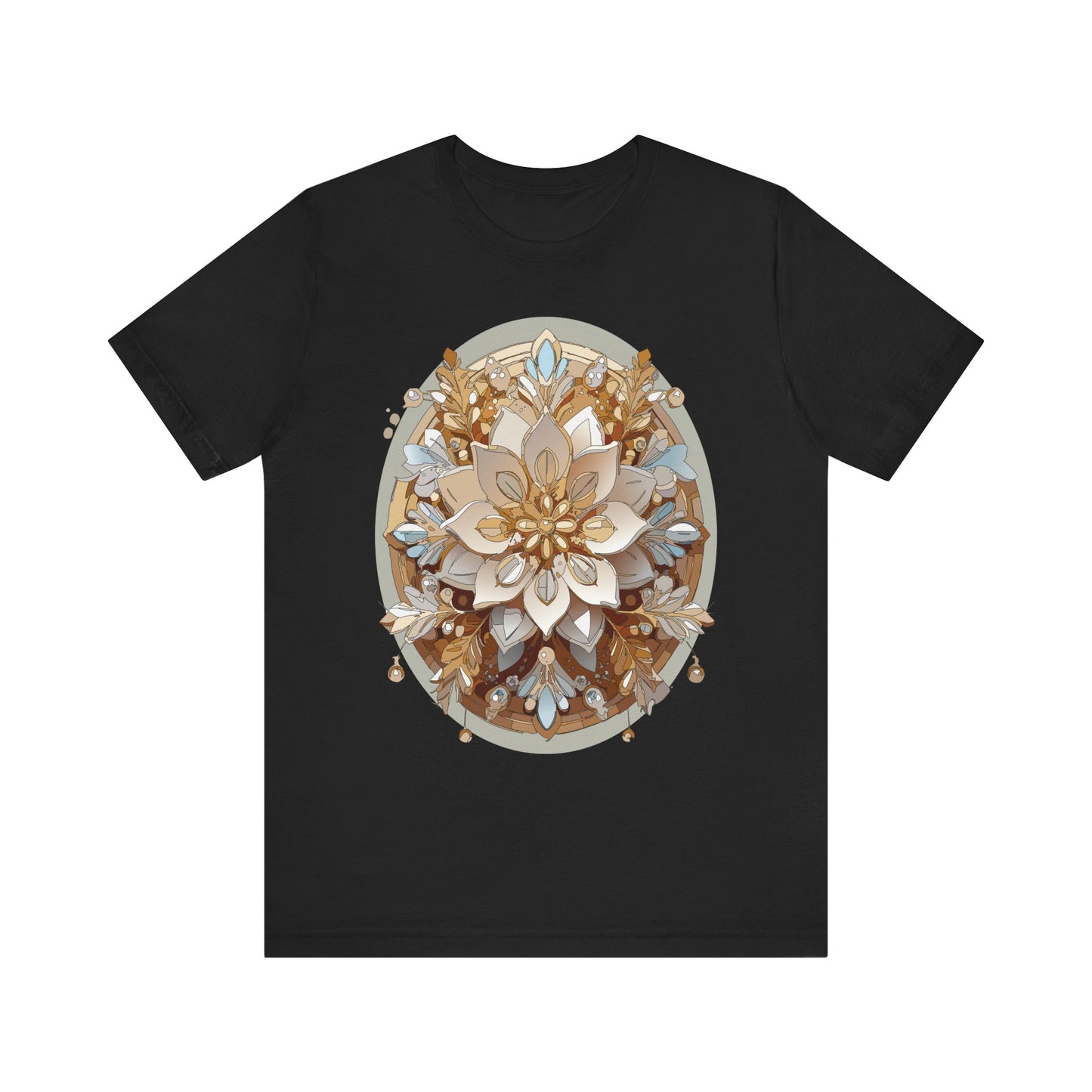 Floral Shirt, Flower Shirt, Tee Shirt with Antique Flower