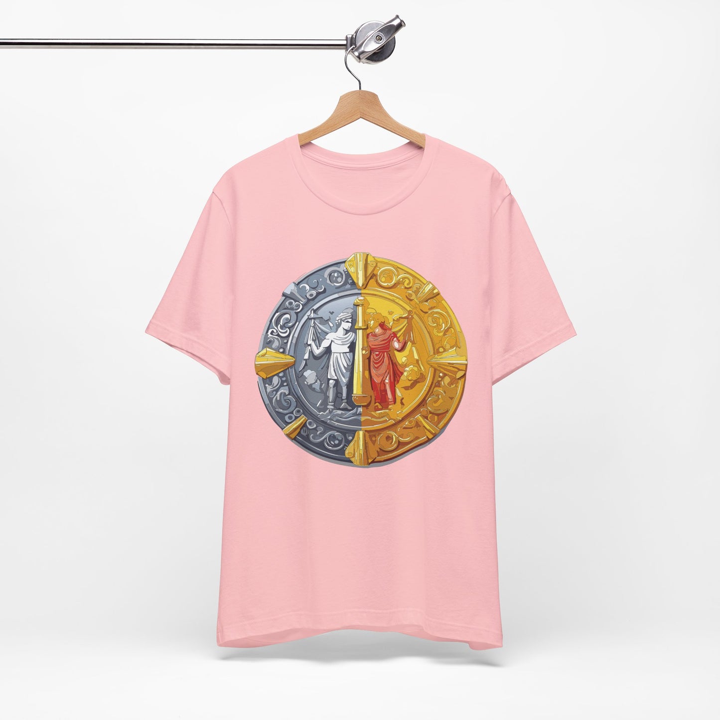 Coin Shirt, Shirt with Coin, Tee Shirt with Gold Coin, Shirt with Antique Coin