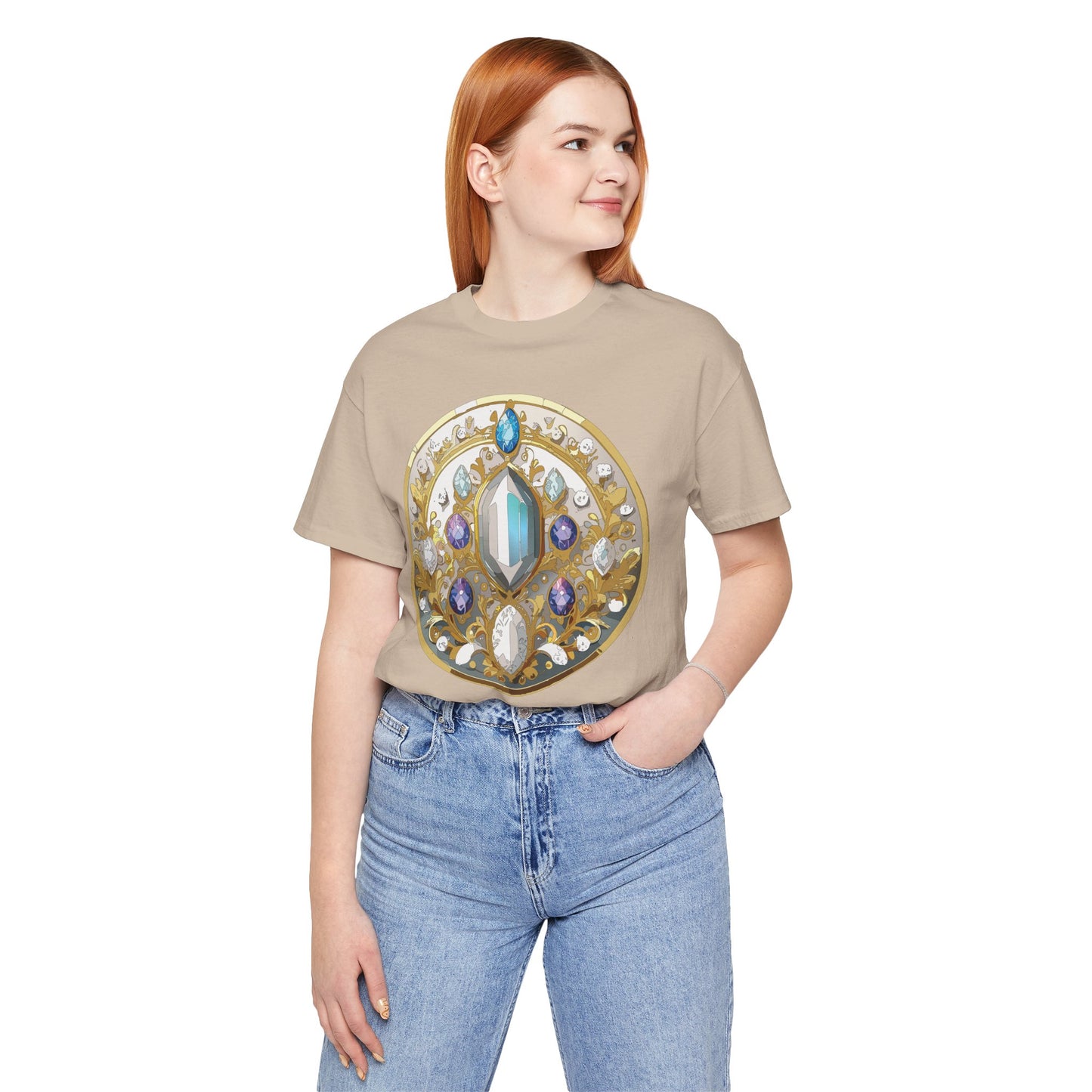 Medallion Shirt, Shirt with Medallion, Tee Shirt with Medal