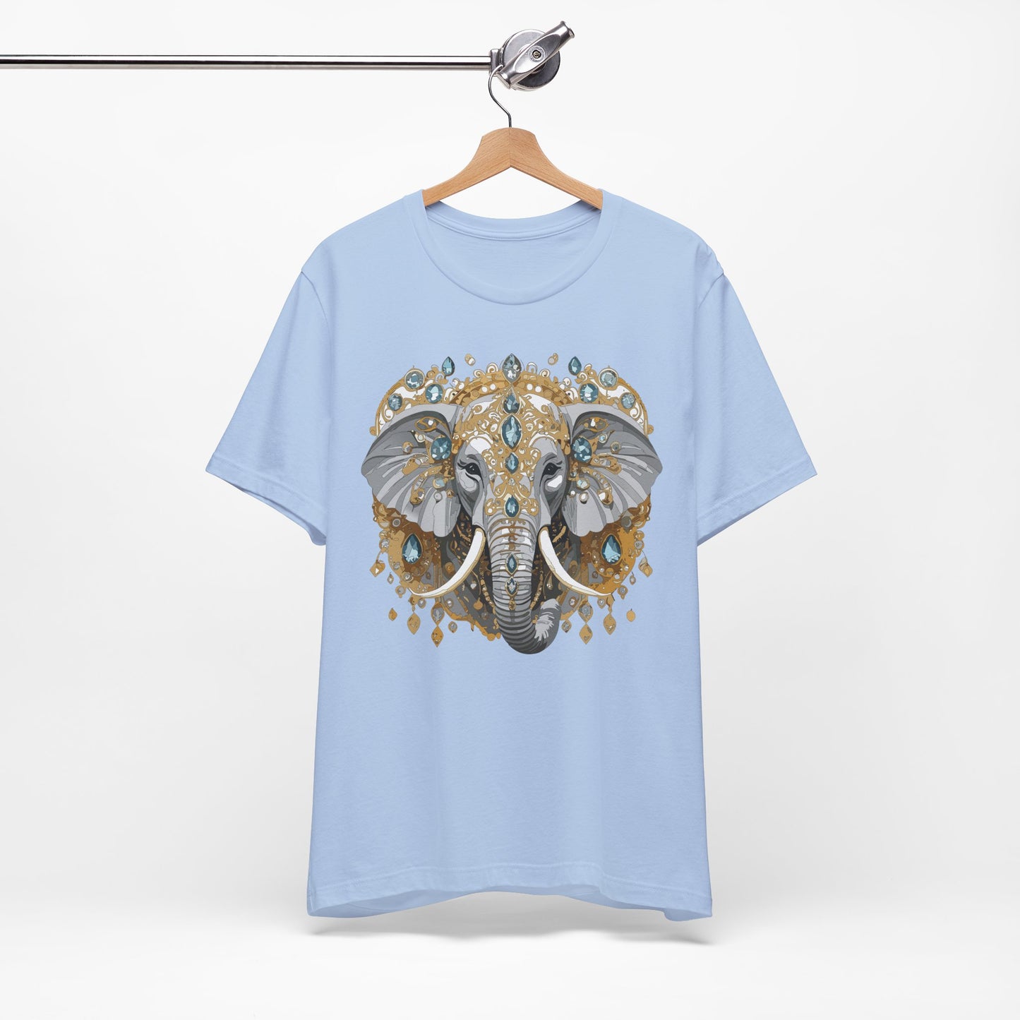 Animal Shirt, Shirt with Animal, Tee Shirt with Gold Animal Medal, Shirt with Antique Animal Medallion