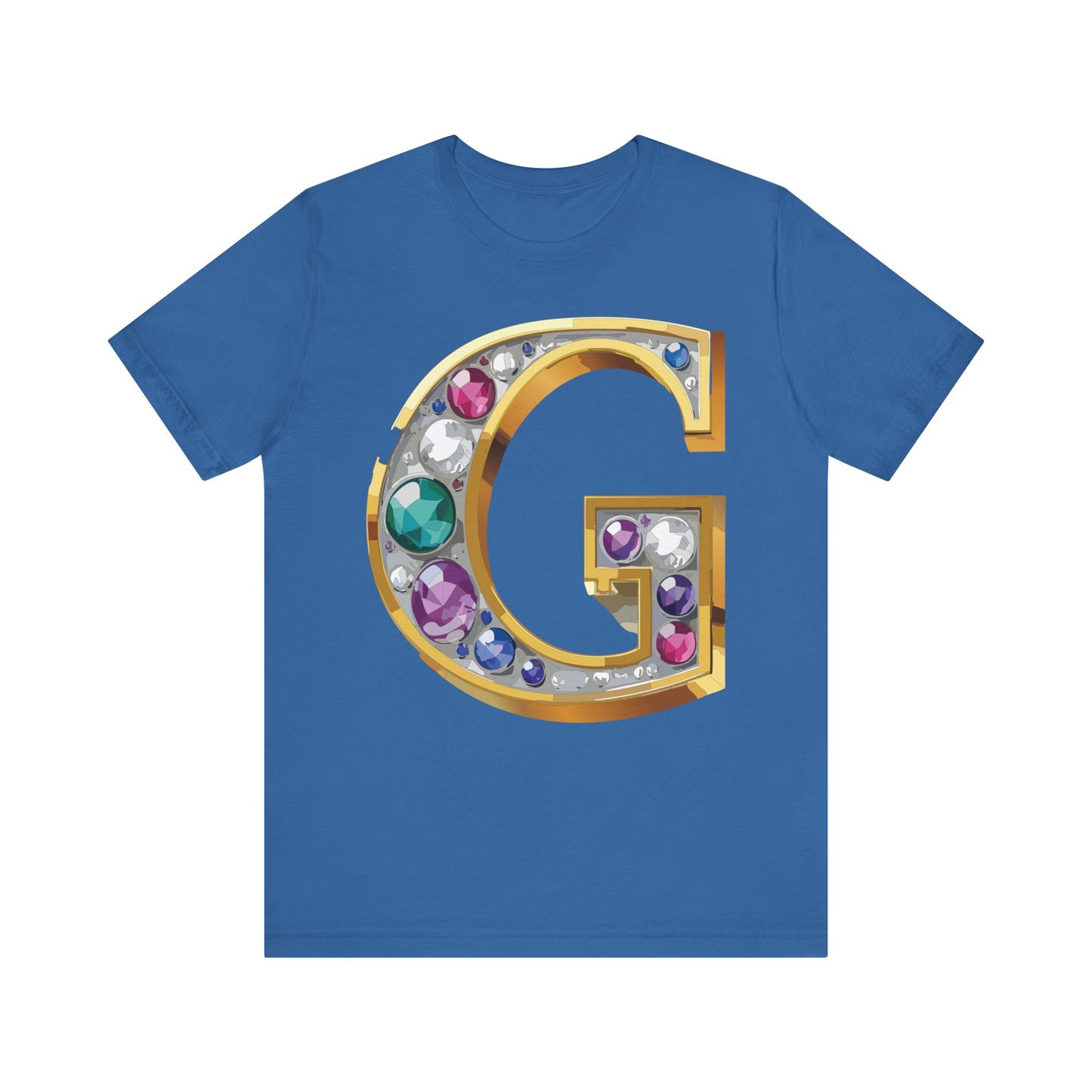 Letter Shirt, Shirt with Letters, Tee Shirt with Gold Letter, Shirt with Antique Letters