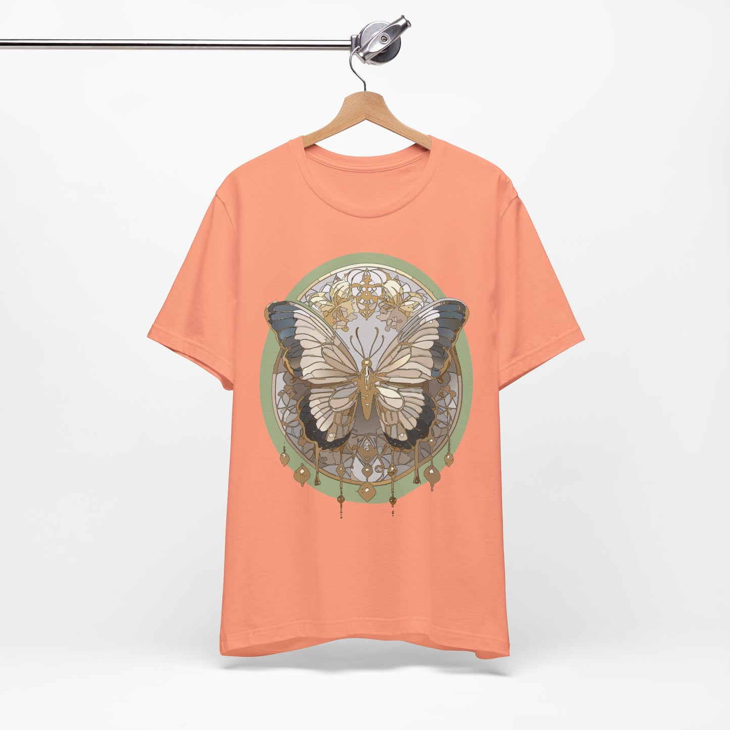 Butterfly Shirt, Shirt with Butterfly, Tee Shirt with Antique Butterfly