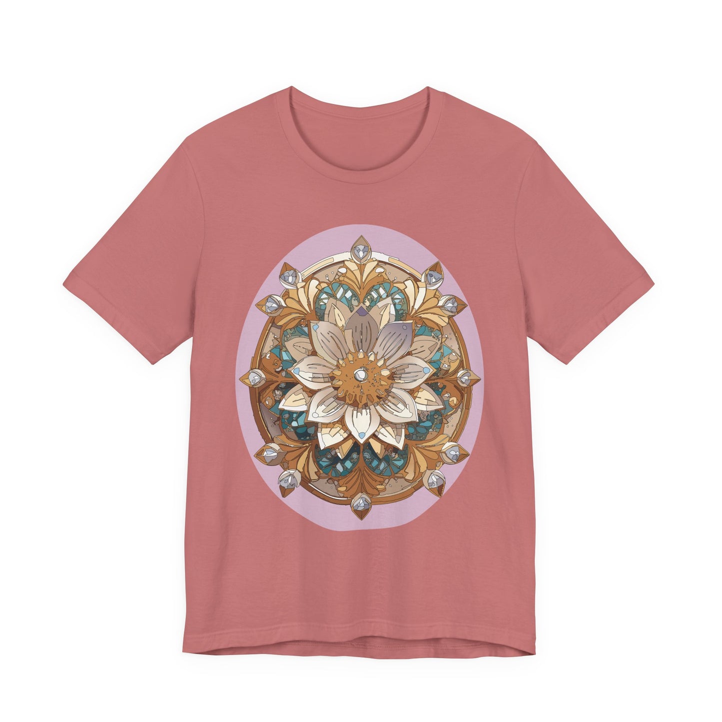 Floral Shirt, Flower Shirt, Tee Shirt with Antique Flower