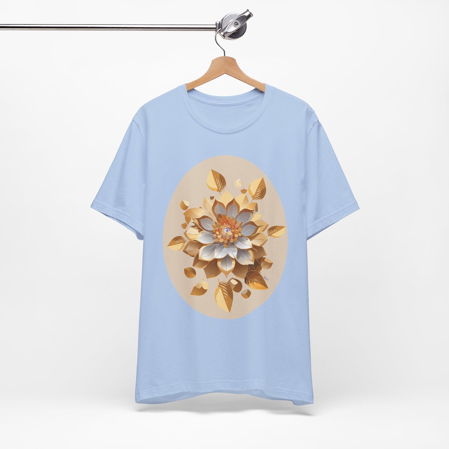Floral Shirt, Flower Shirt, Tee Shirt with Antique Flower