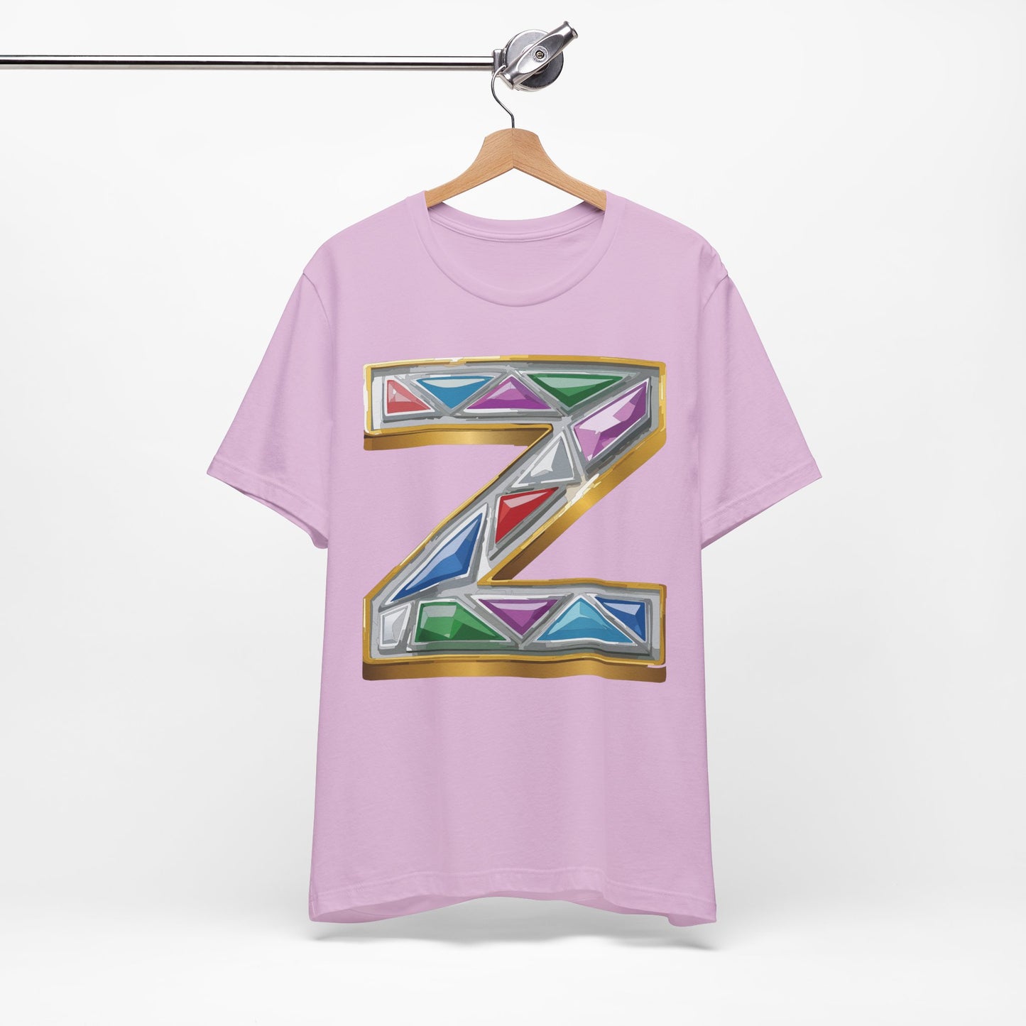 Letter Shirt, Shirt with Letters, Tee Shirt with Gold Letter, Shirt with Antique Letters