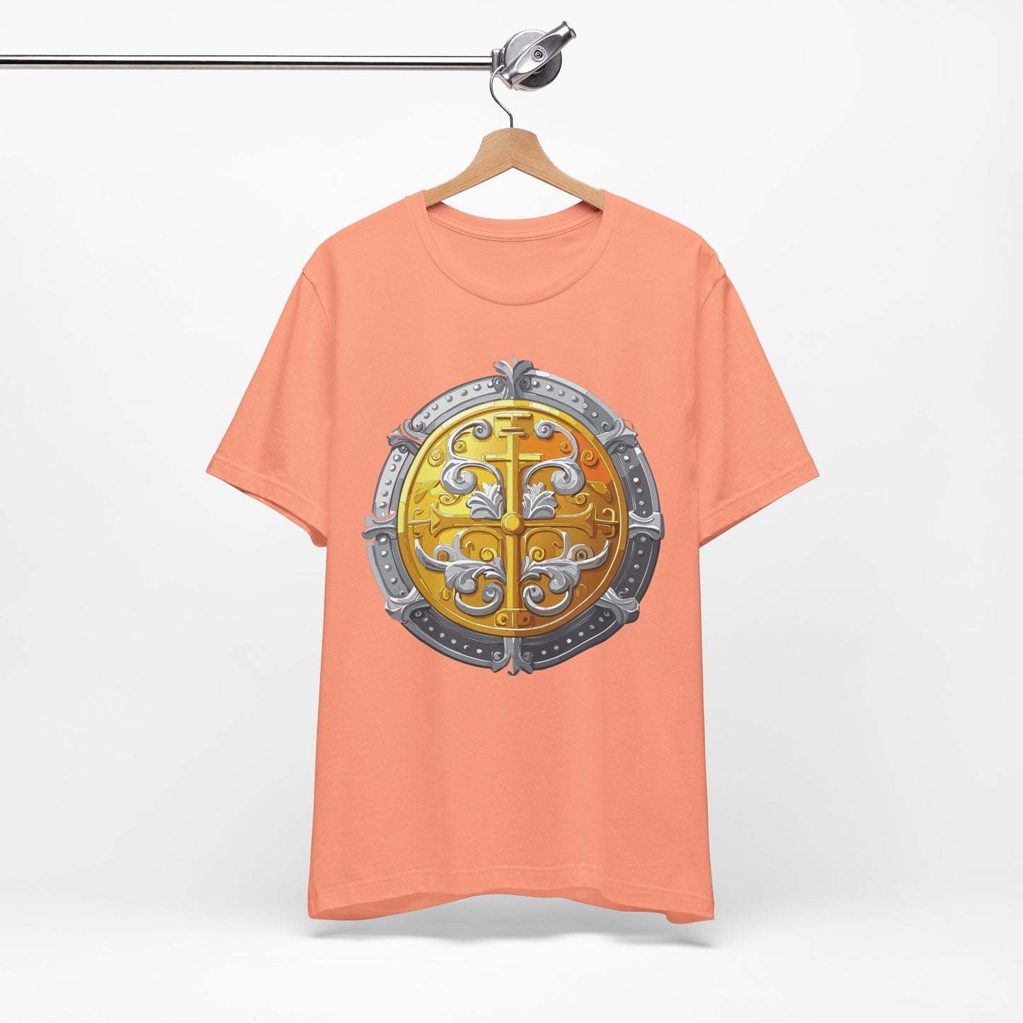Coin Shirt, Shirt with Coin, Tee Shirt with Gold Coin, Shirt with Antique Coin