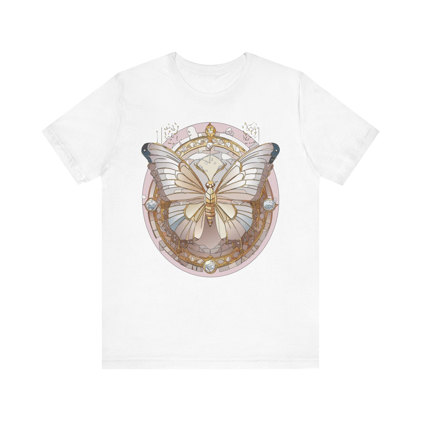 Butterfly Shirt, Shirt with Butterfly, Tee Shirt with Antique Butterfly