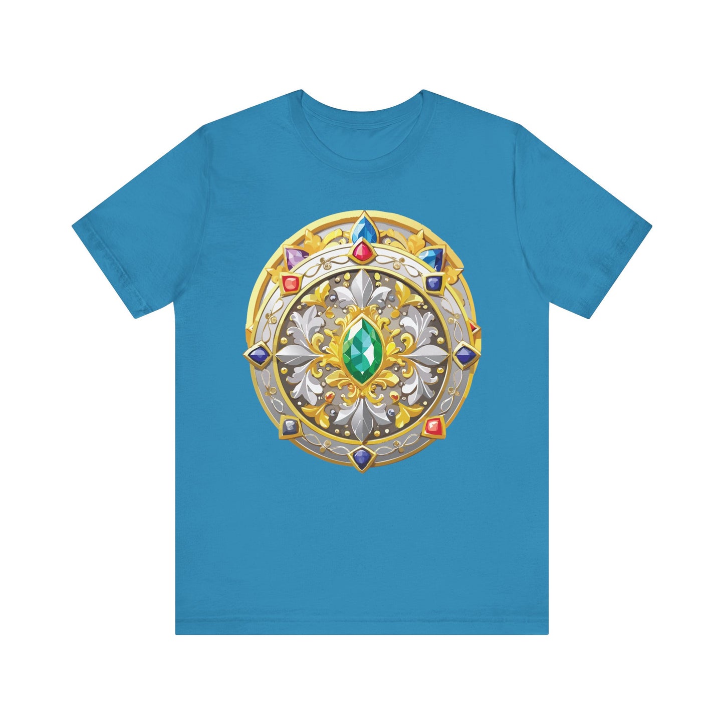 Medallion Shirt, Shirt with Medallion, Tee Shirt with Medal