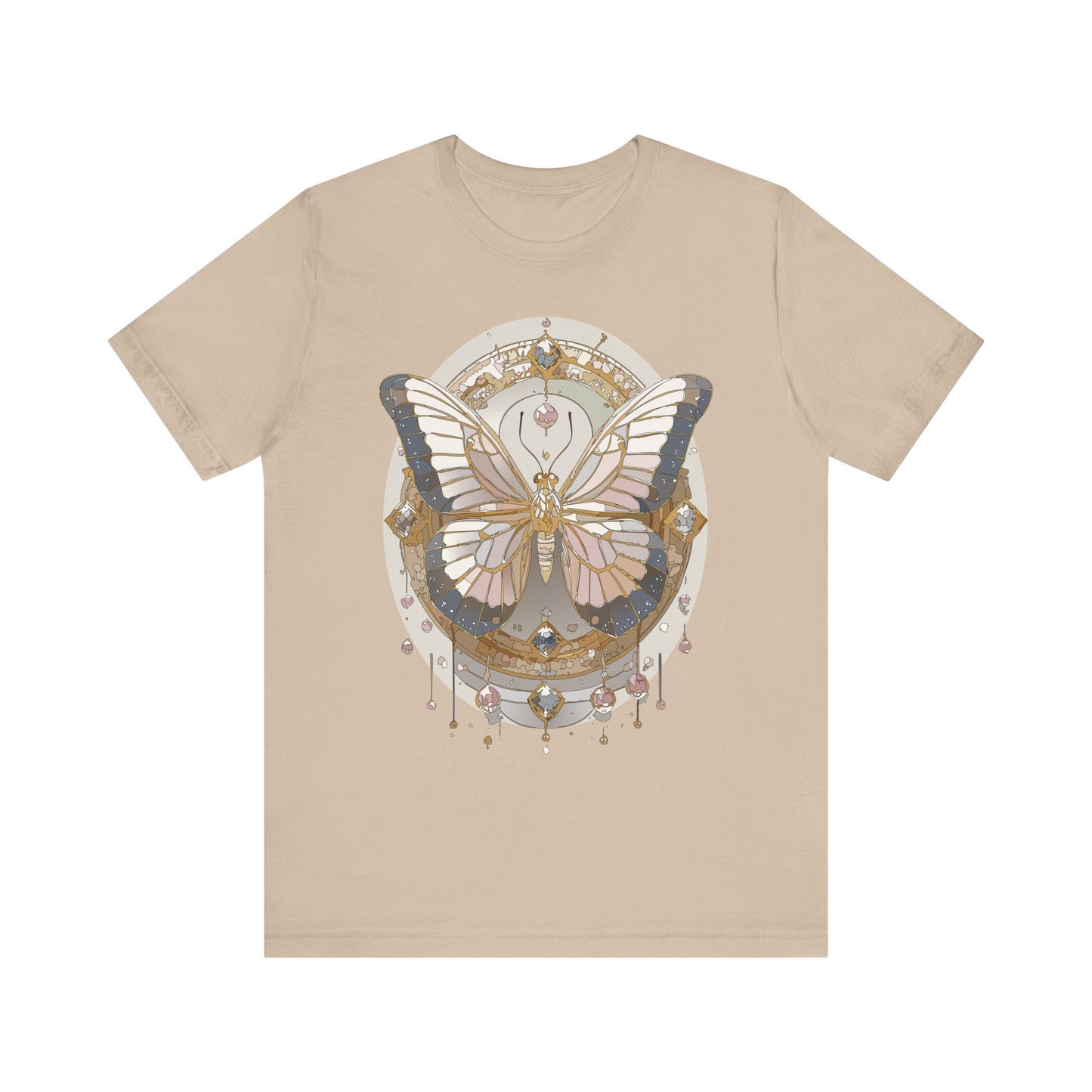 Butterfly Shirt, Shirt with Butterfly, Tee Shirt with Antique Butterfly