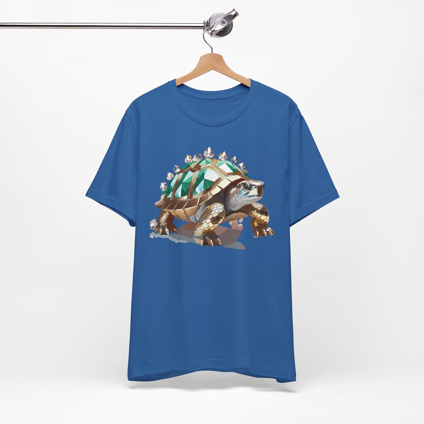 Animal Shirt, Shirt with Animal, Tee Shirt with Gold Animal Medal, Shirt with Antique Animal Medallion