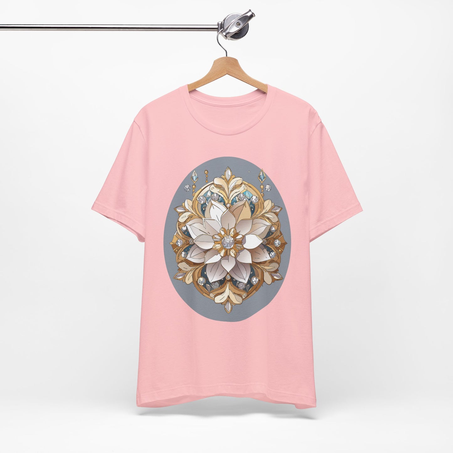Floral Shirt, Flower Shirt, Tee Shirt with Antique Flower