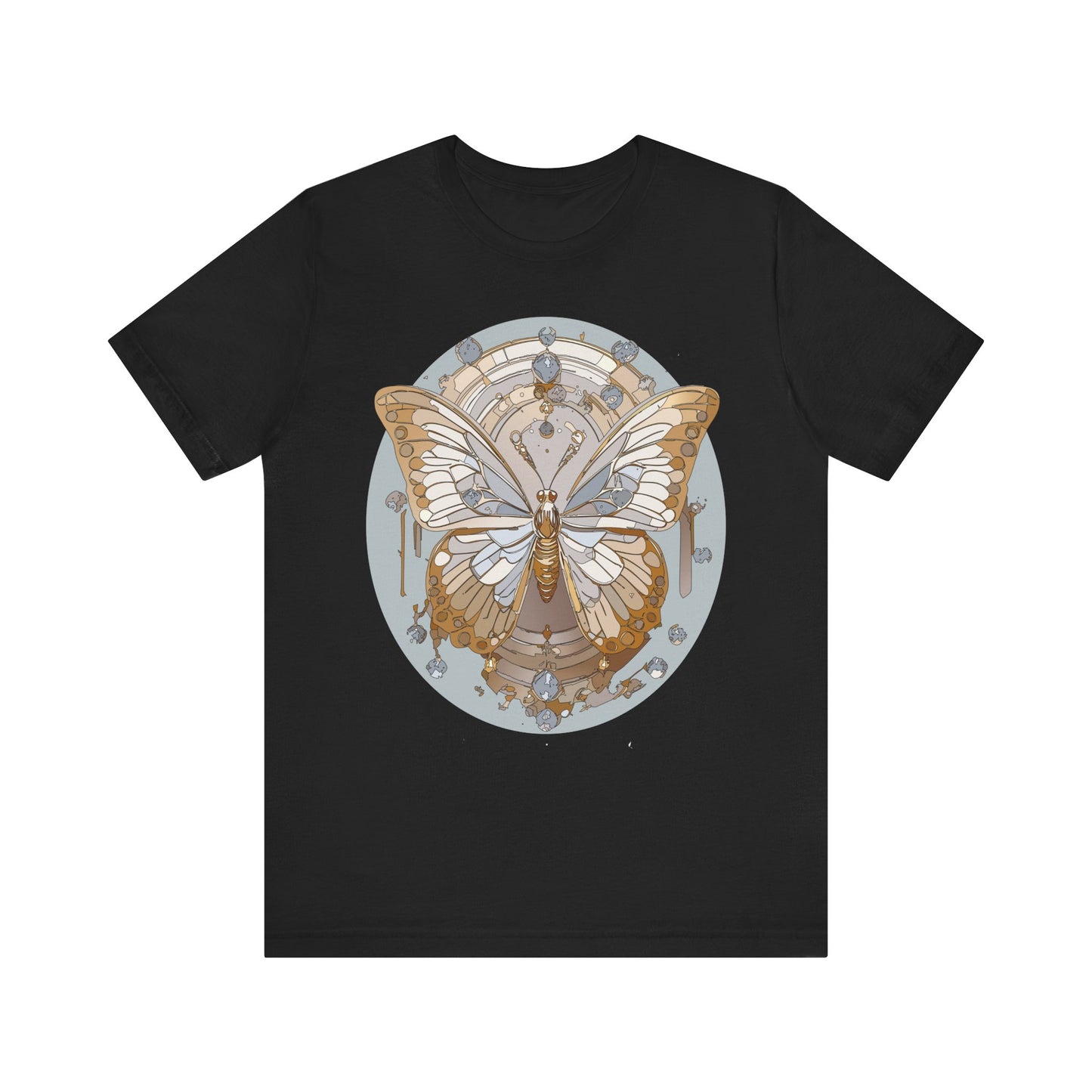 Butterfly Shirt, Shirt with Butterfly, Tee Shirt with Antique Butterfly
