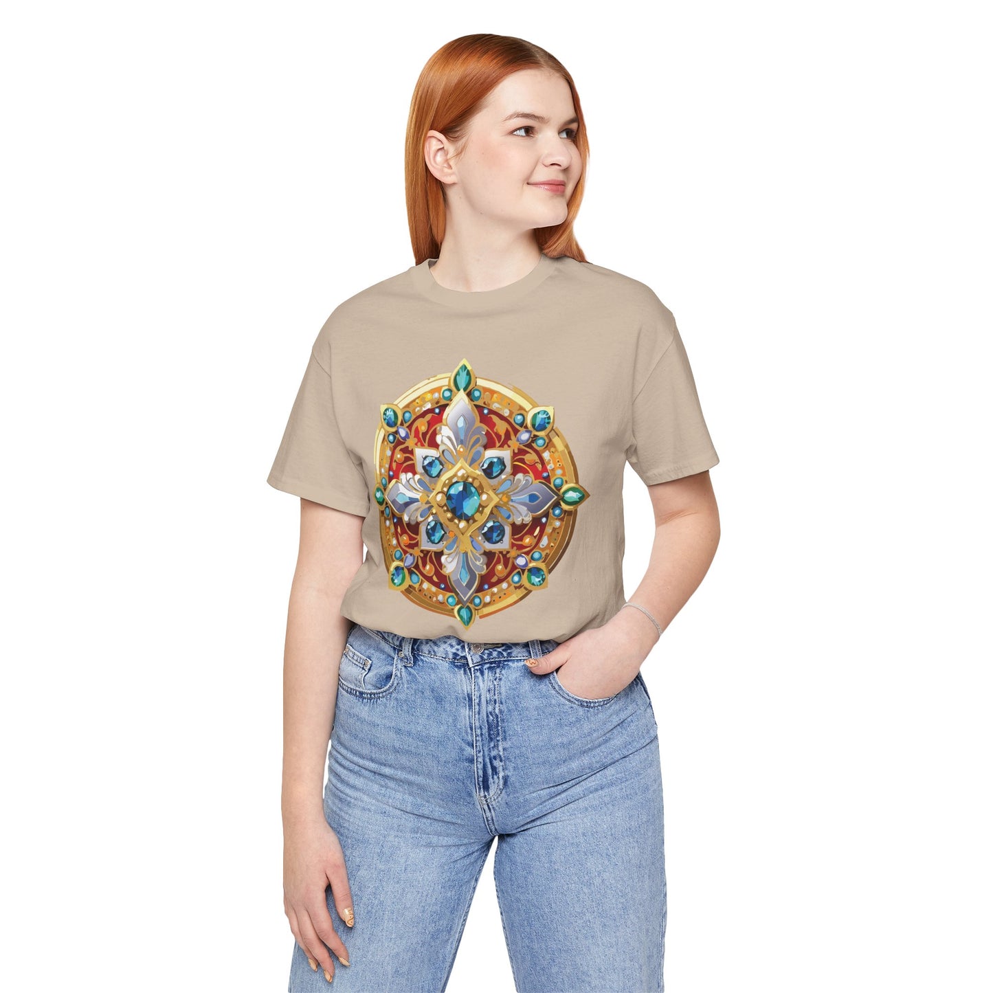 Medallion Shirt, Shirt with Medallion, Tee Shirt with Medal