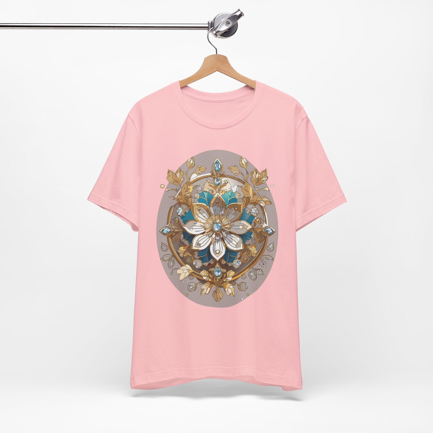 Floral Shirt, Flower Shirt, Tee Shirt with Antique Flower