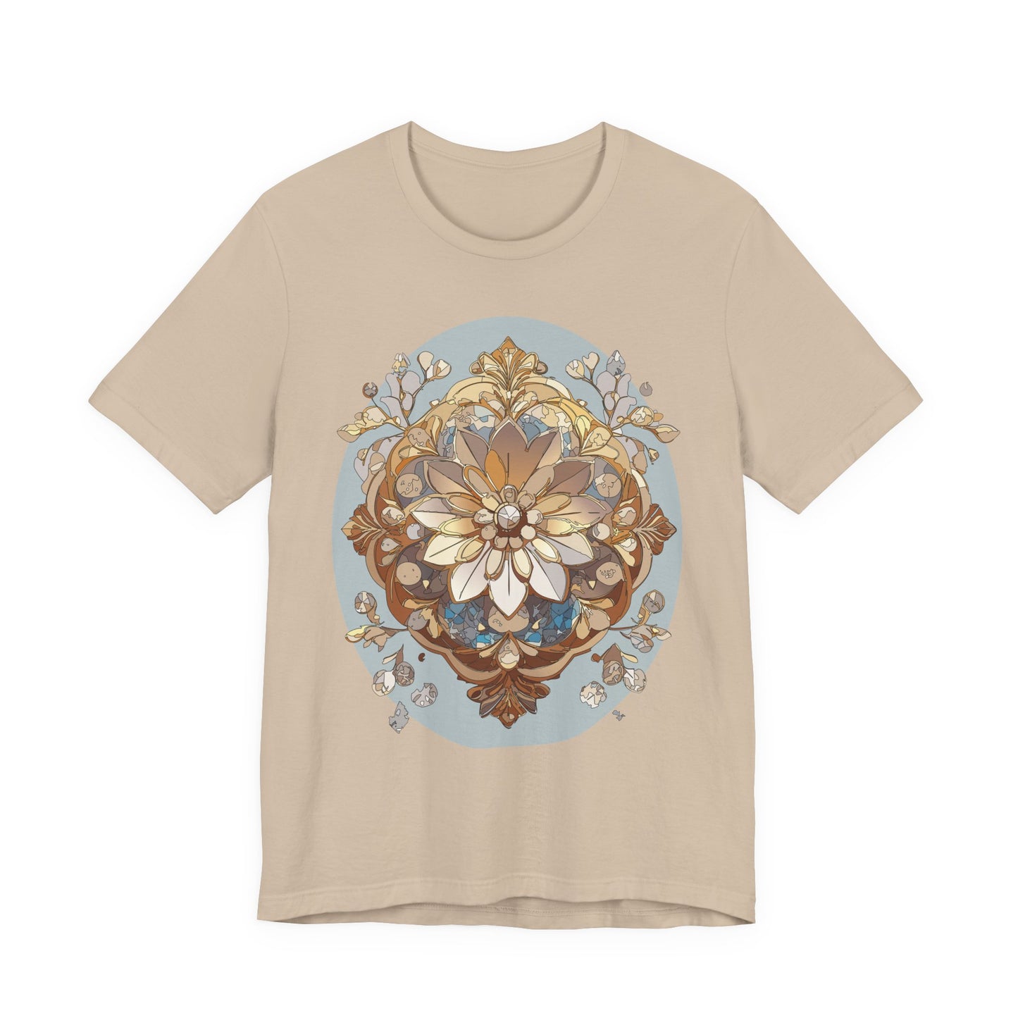Floral Shirt, Flower Shirt, Tee Shirt with Antique Flower