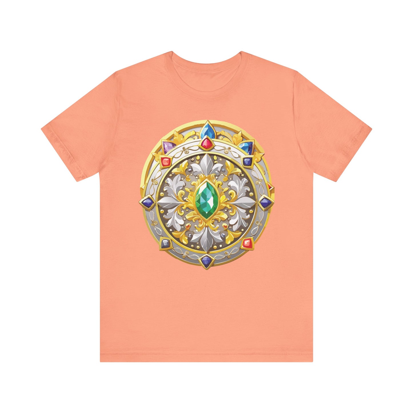 Medallion Shirt, Shirt with Medallion, Tee Shirt with Medal