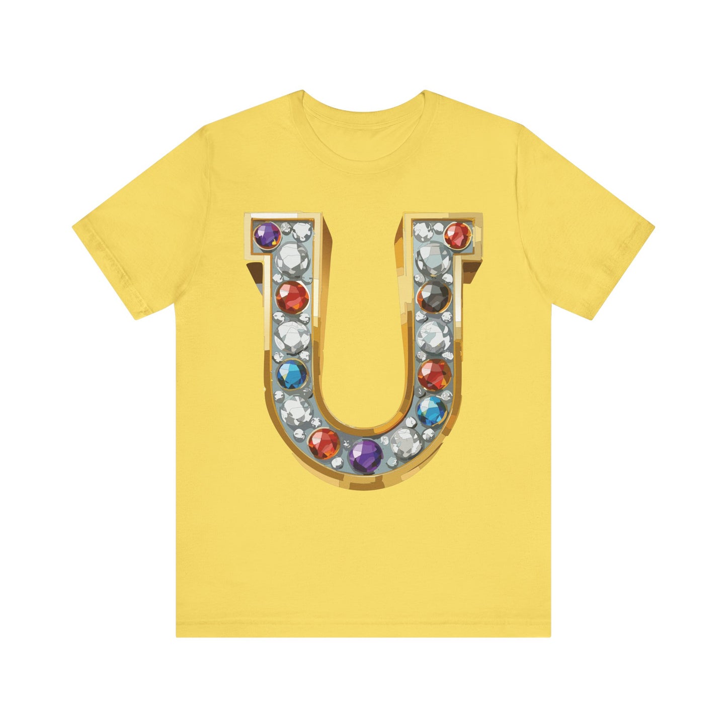Letter Shirt, Shirt with Letters, Tee Shirt with Gold Letter, Shirt with Antique Letters
