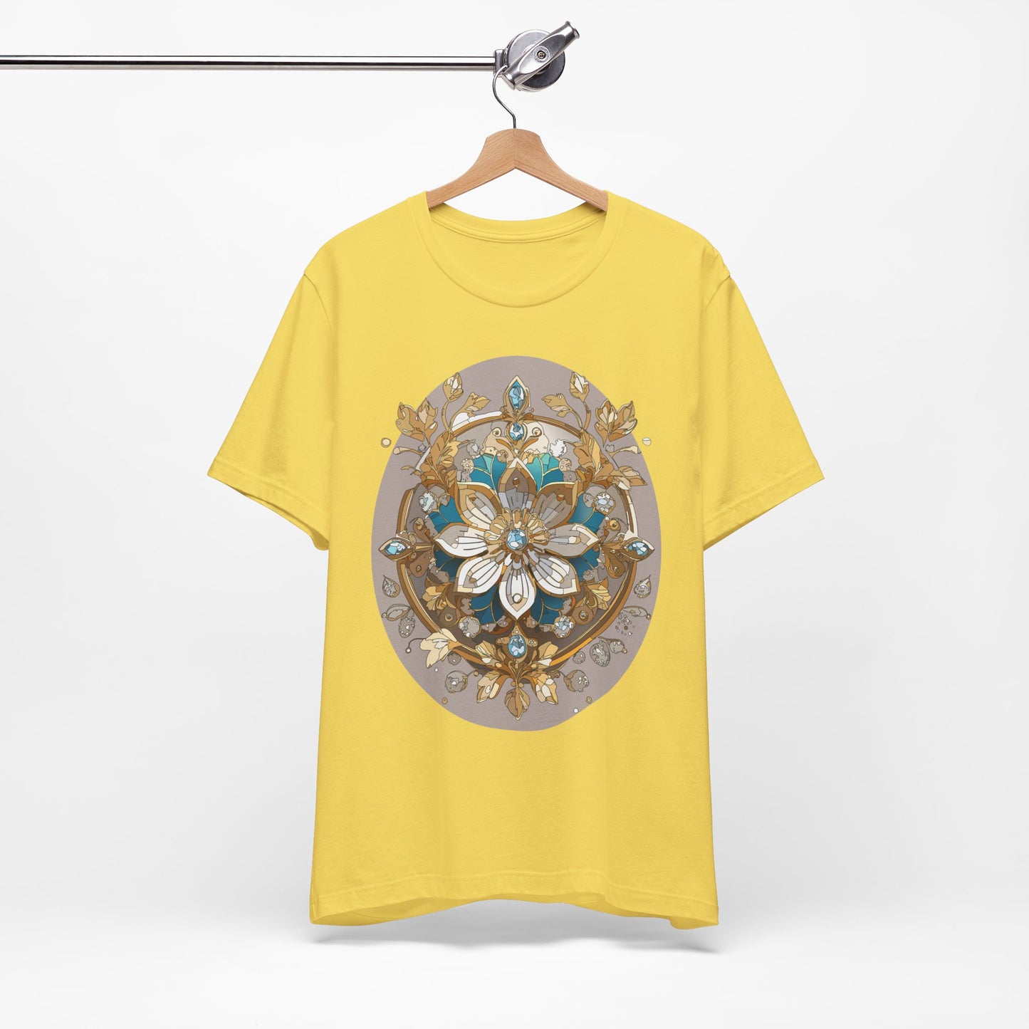 Floral Shirt, Flower Shirt, Tee Shirt with Antique Flower