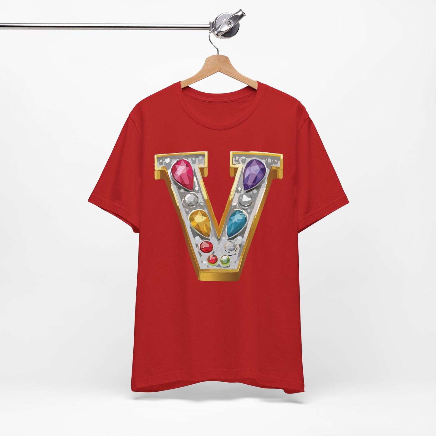 Letter Shirt, Shirt with Letters, Tee Shirt with Gold Letter, Shirt with Antique Letters