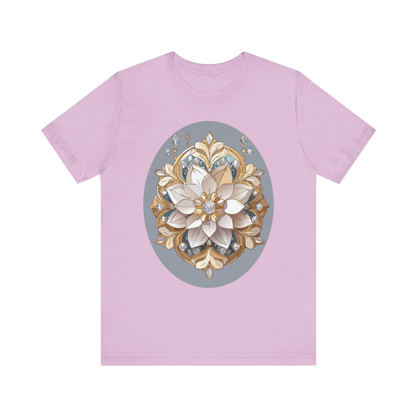 Floral Shirt, Flower Shirt, Tee Shirt with Antique Flower